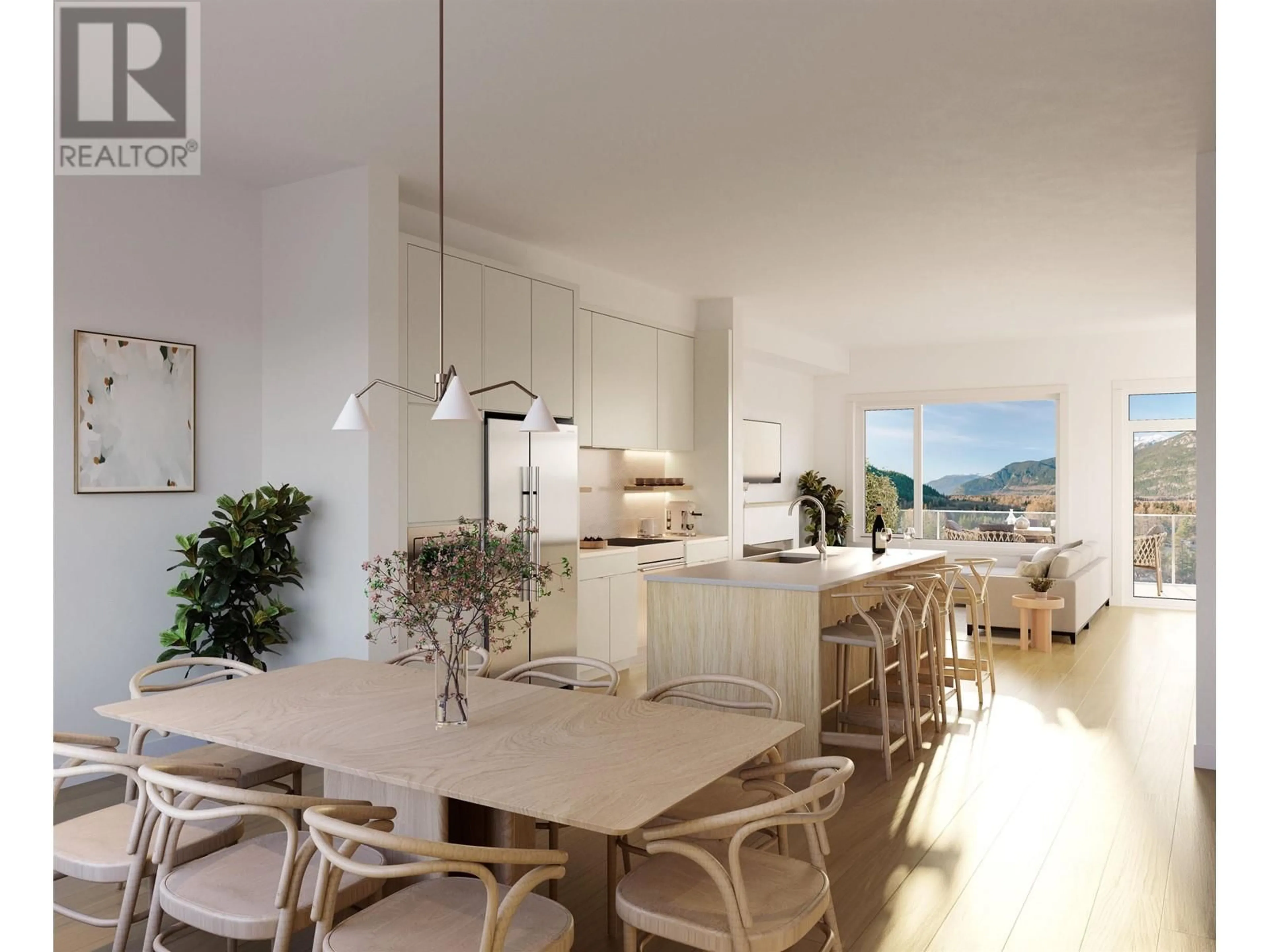 Open concept kitchen, wood/laminate floor for 21 - 1050 FINCH DRIVE, Squamish British Columbia V0V0V0
