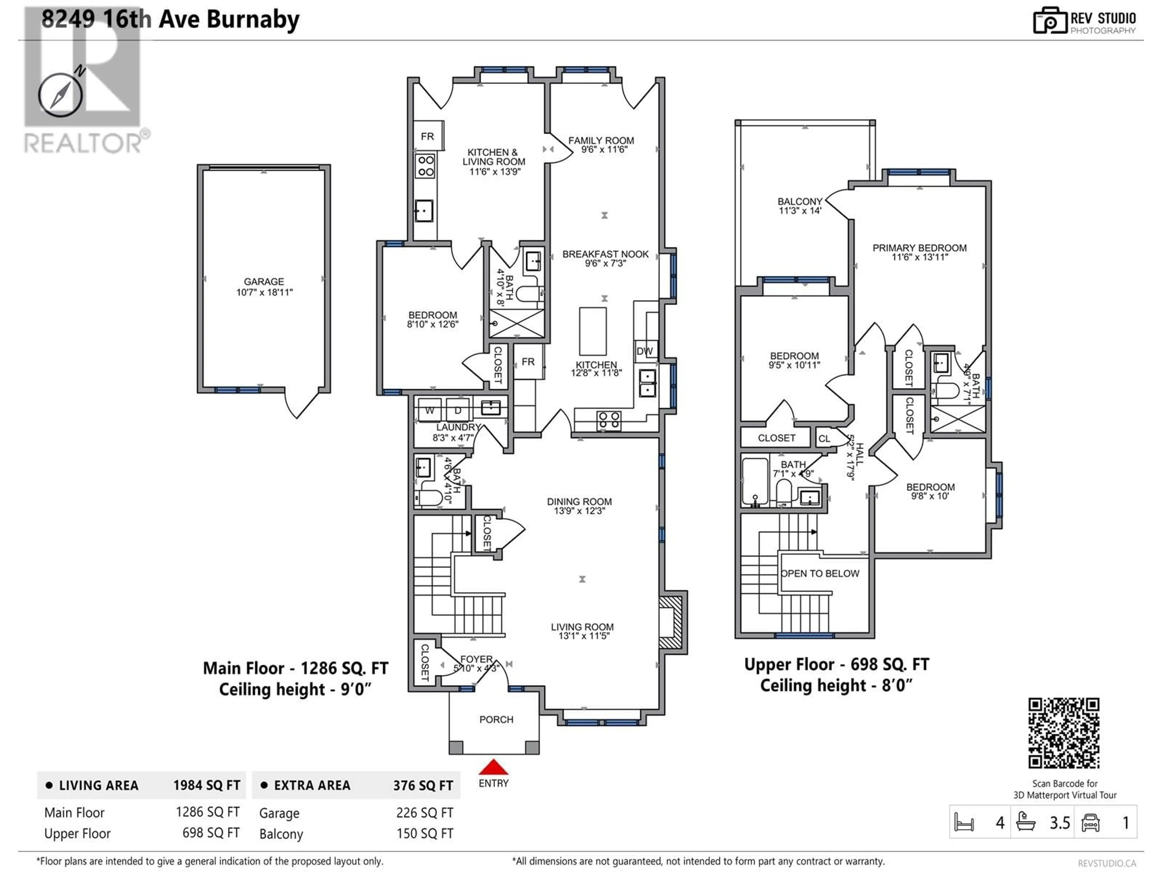 Floor plan for 8249 16TH AVENUE, Burnaby British Columbia V3N1R9
