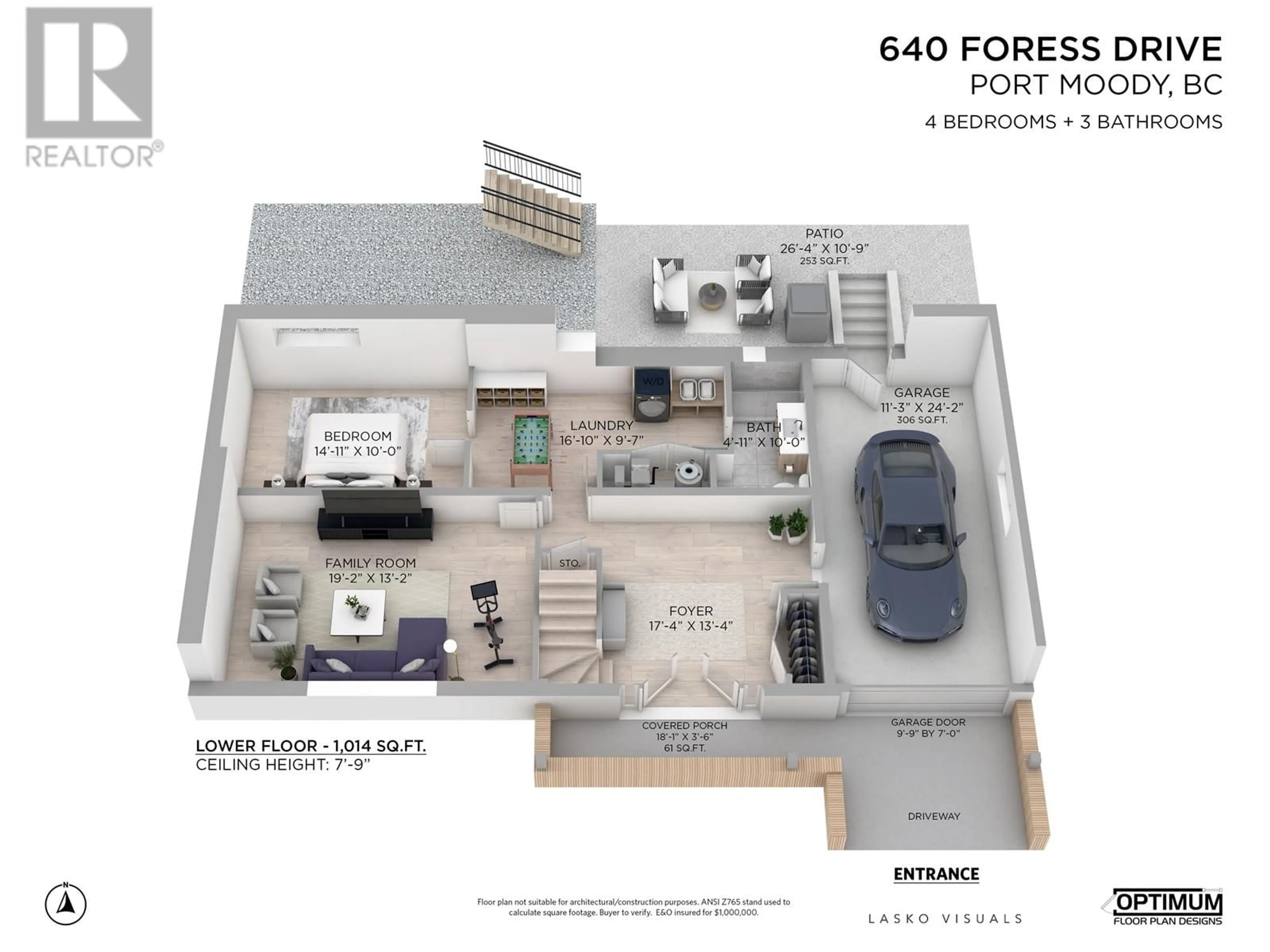 Floor plan for 640 FORESS DRIVE, Port Moody British Columbia V3H1J2