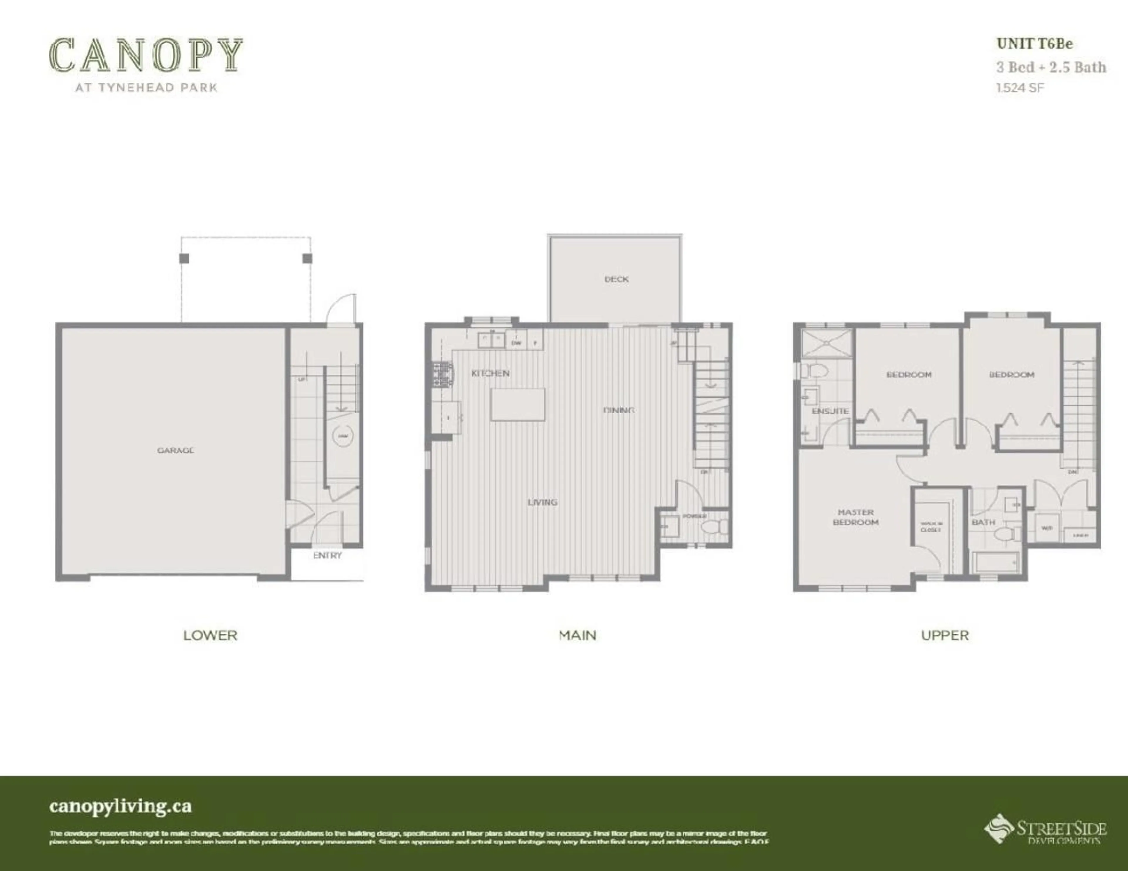 Floor plan for 58 - 9688 162A STREET, Surrey British Columbia V4N6V3