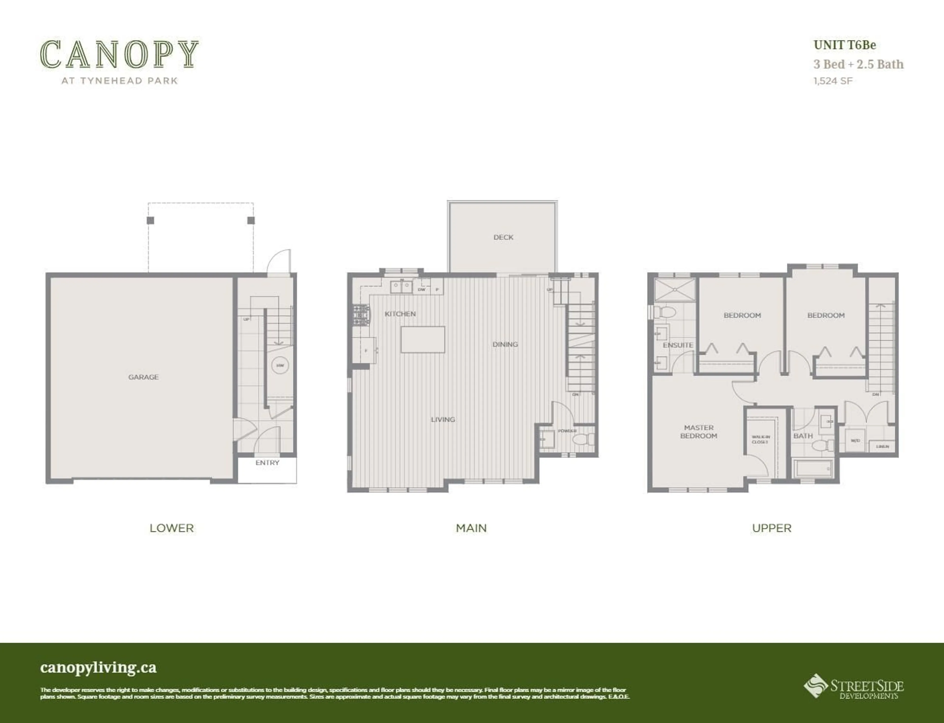 Floor plan for 58 - 9688 162A STREET, Surrey British Columbia V4N6V3
