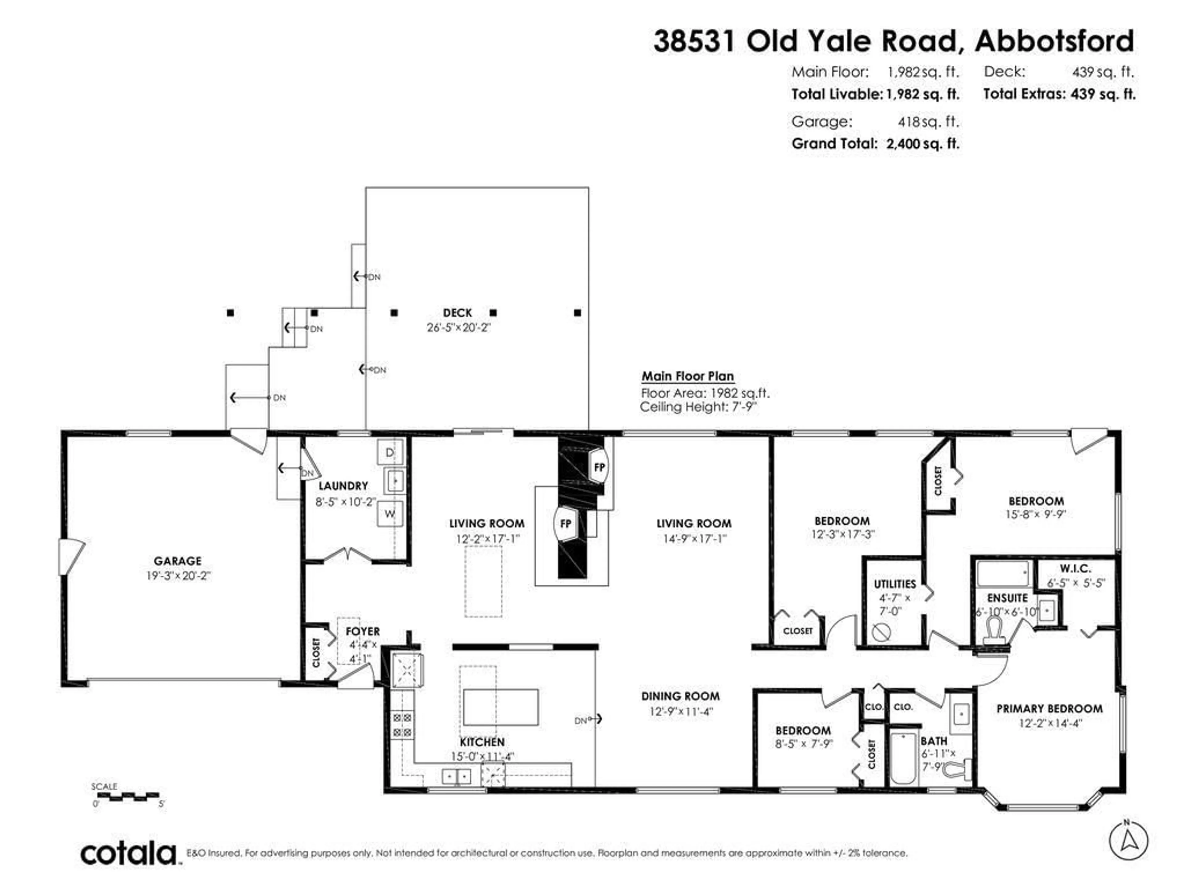 Floor plan for 38531 OLD YALE, Abbotsford British Columbia V3G1X4