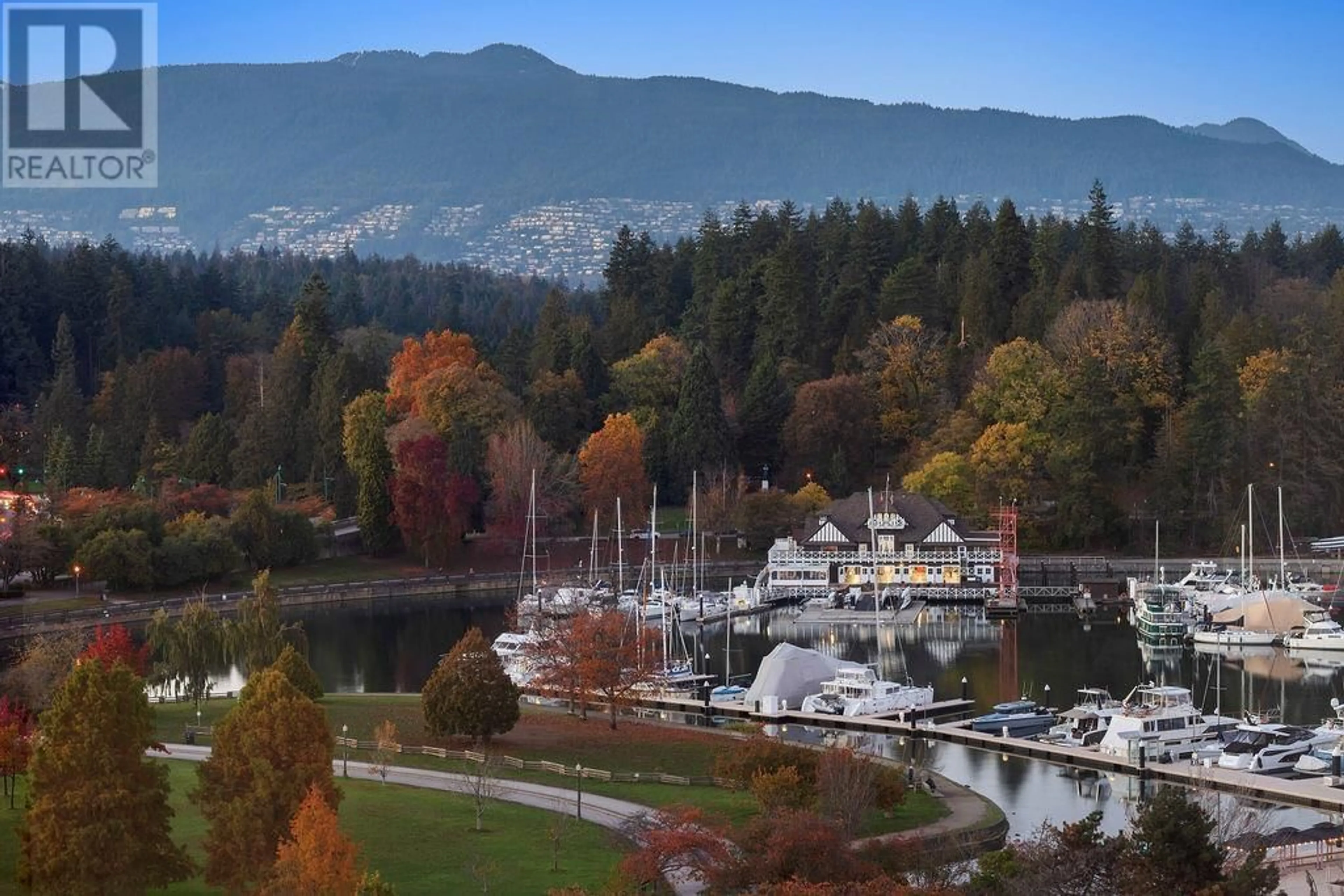 Patio, water/lake/river/ocean view for 504 - 1790 BAYSHORE DRIVE, Vancouver British Columbia V6G3G5