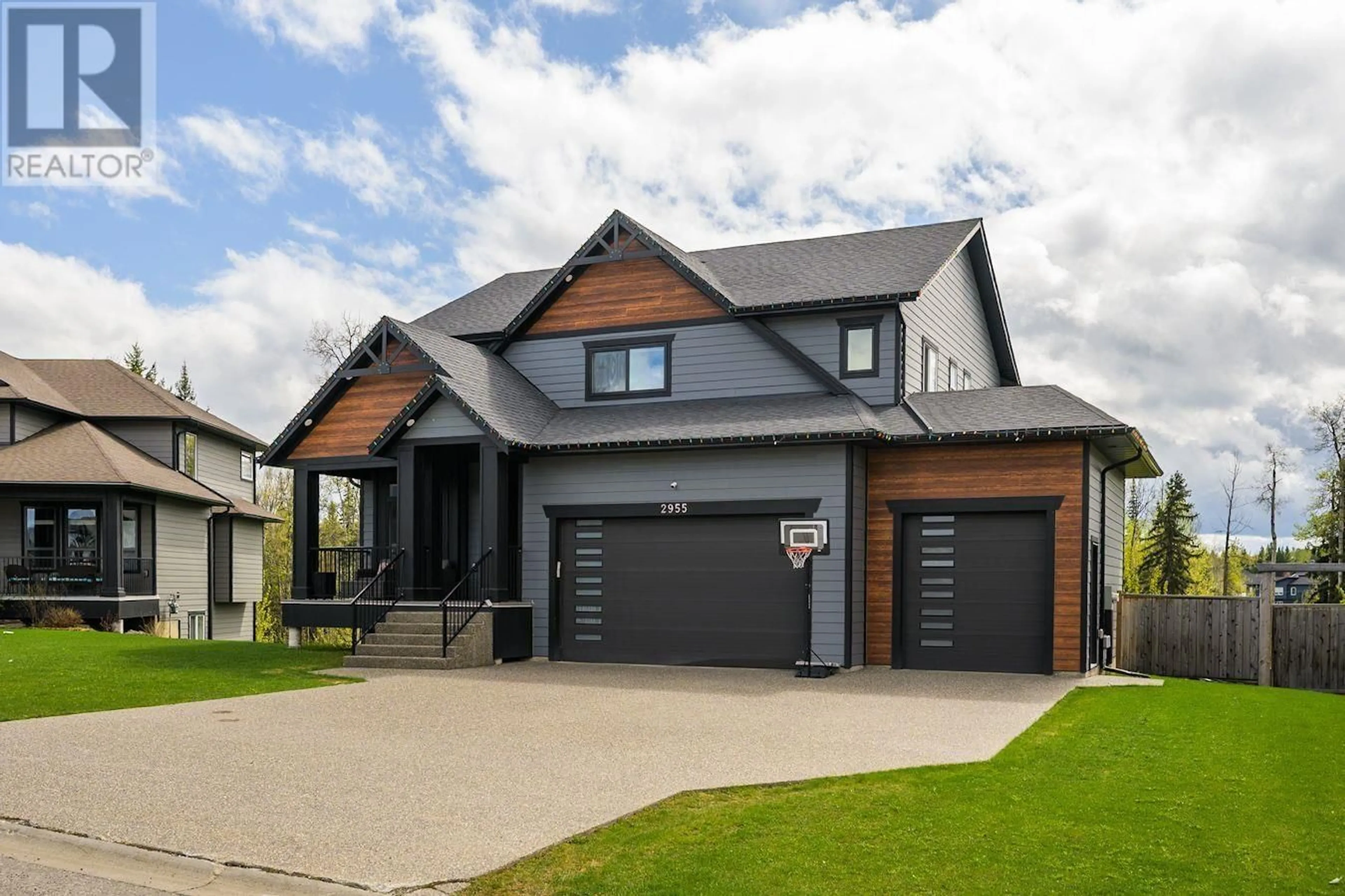 Home with brick exterior material, street for 2955 MAURICE DRIVE, Prince George British Columbia V2N0C8