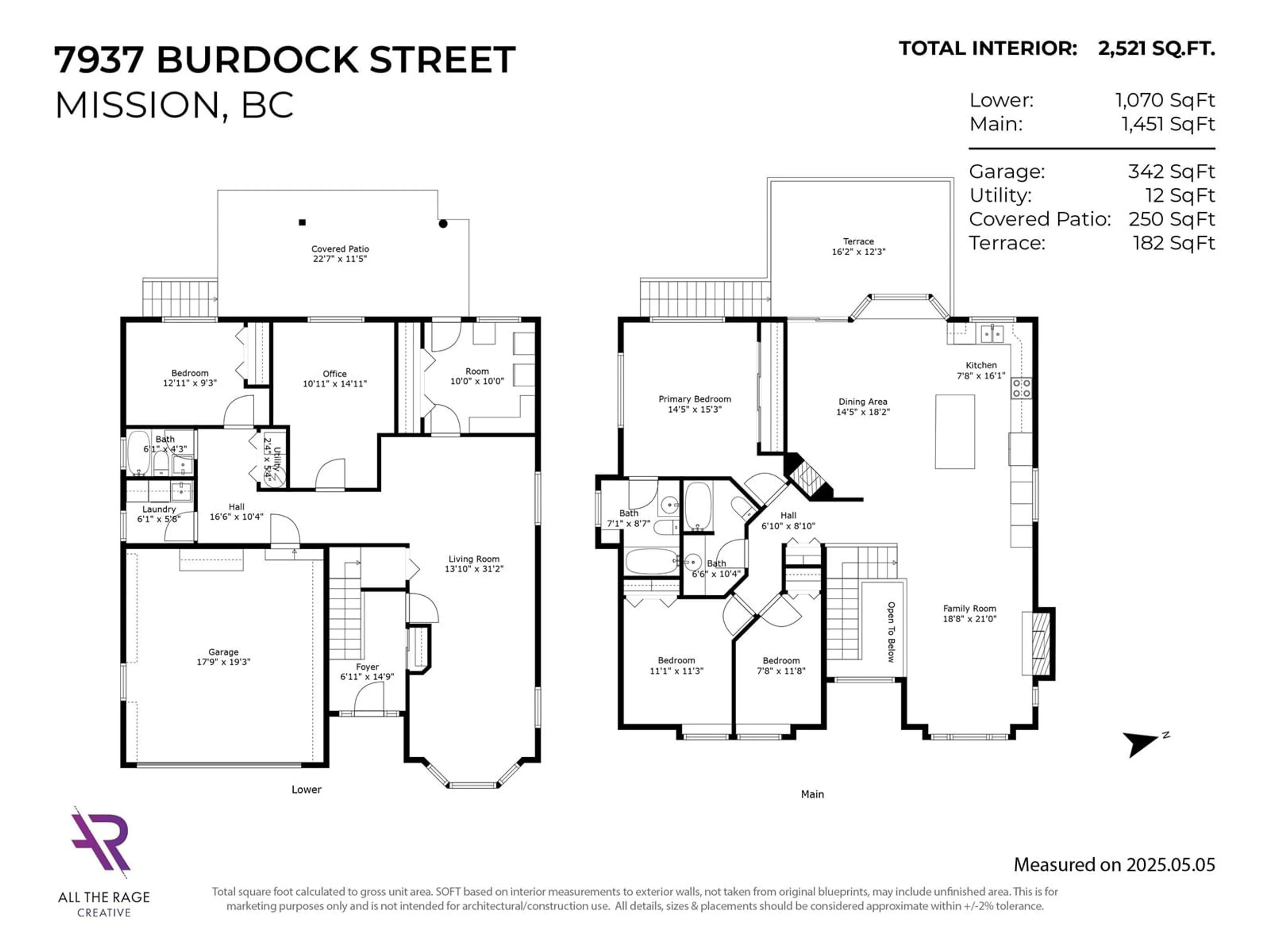 Floor plan for 7937 BURDOCK, Mission British Columbia V2V4Y5