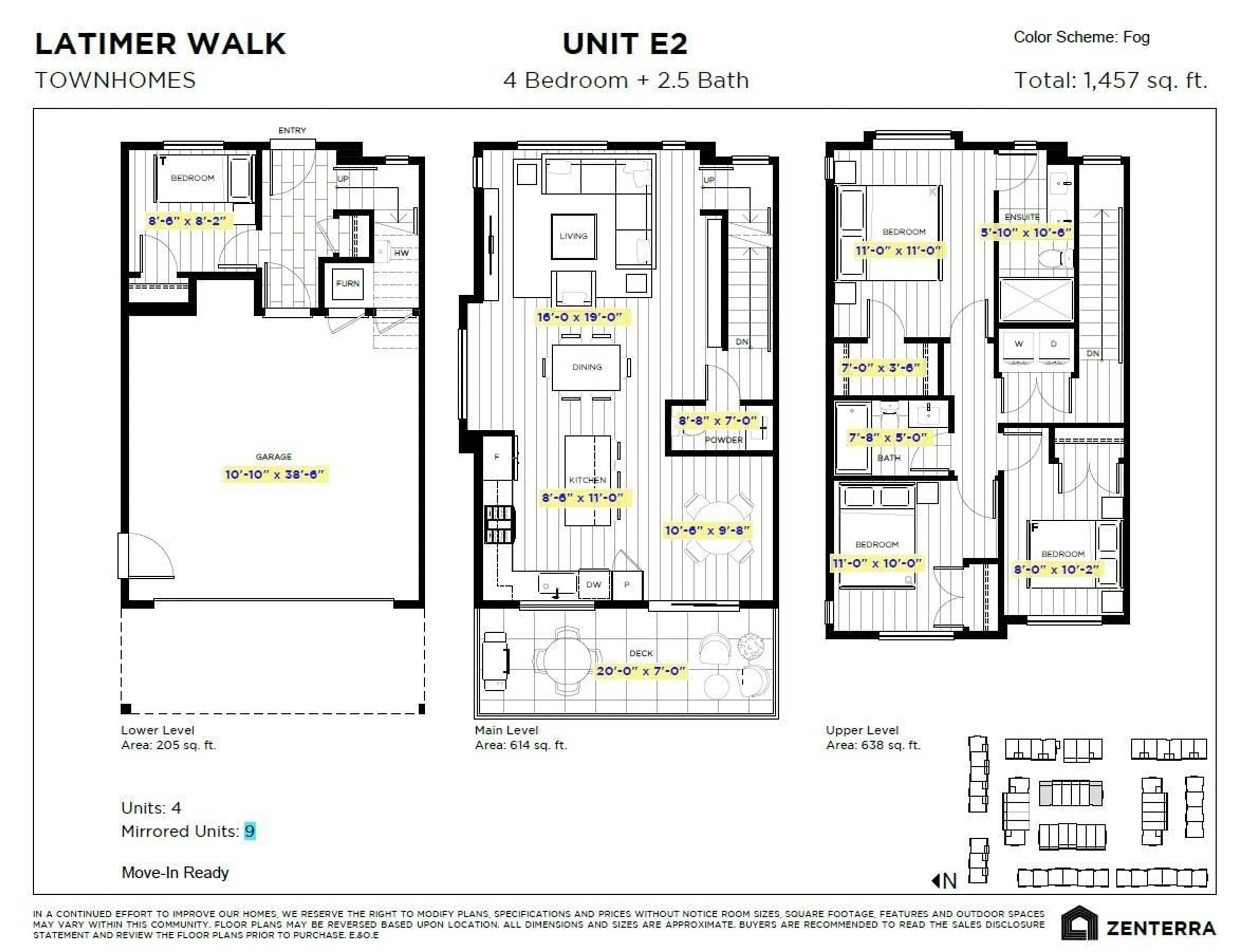 Floor plan for 9 - 7661 198B, Langley British Columbia V0V0V0