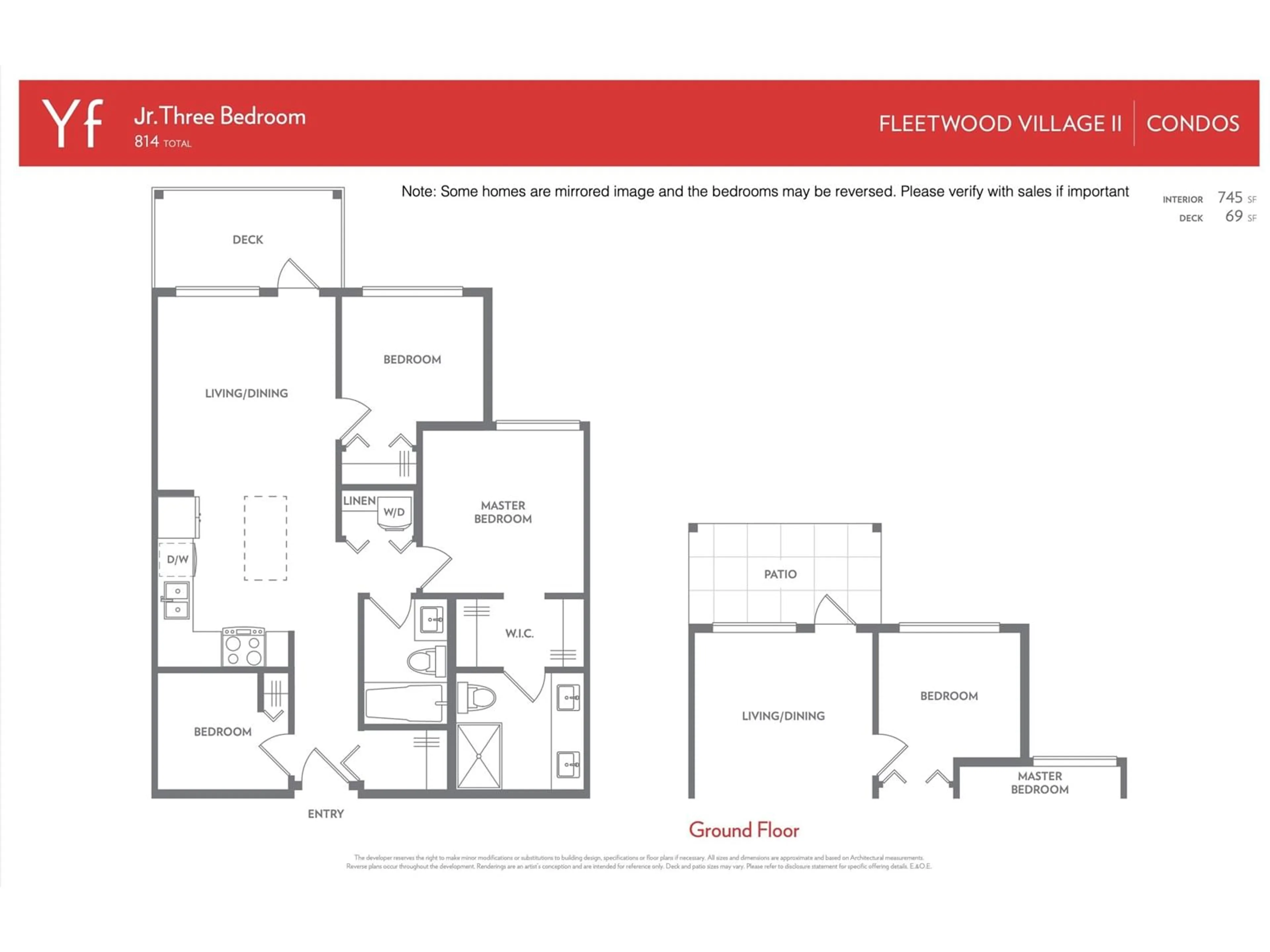 Floor plan for 321 - 15738 85, Surrey British Columbia V4N6Y1