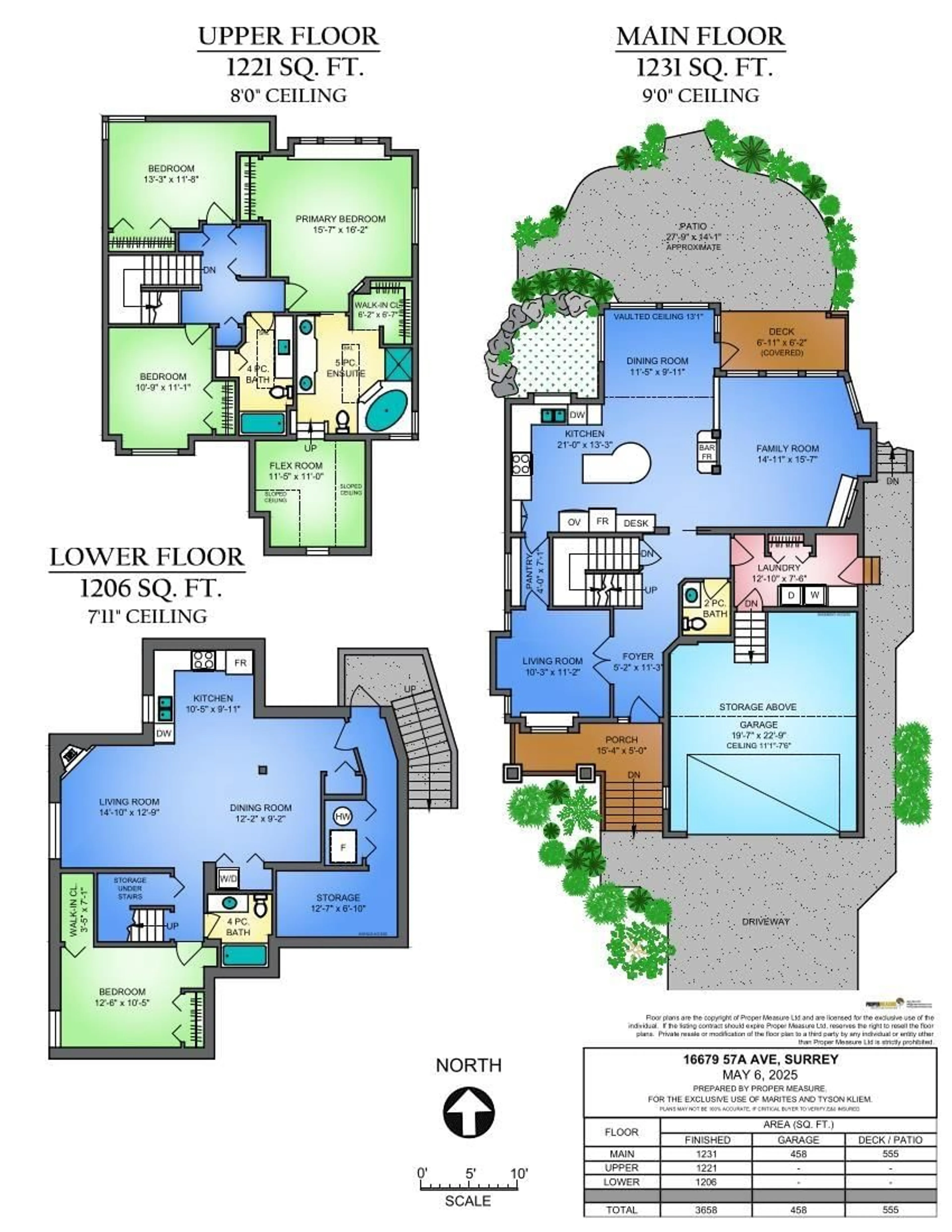 Floor plan for 16679 57A, Surrey British Columbia V3S1H7