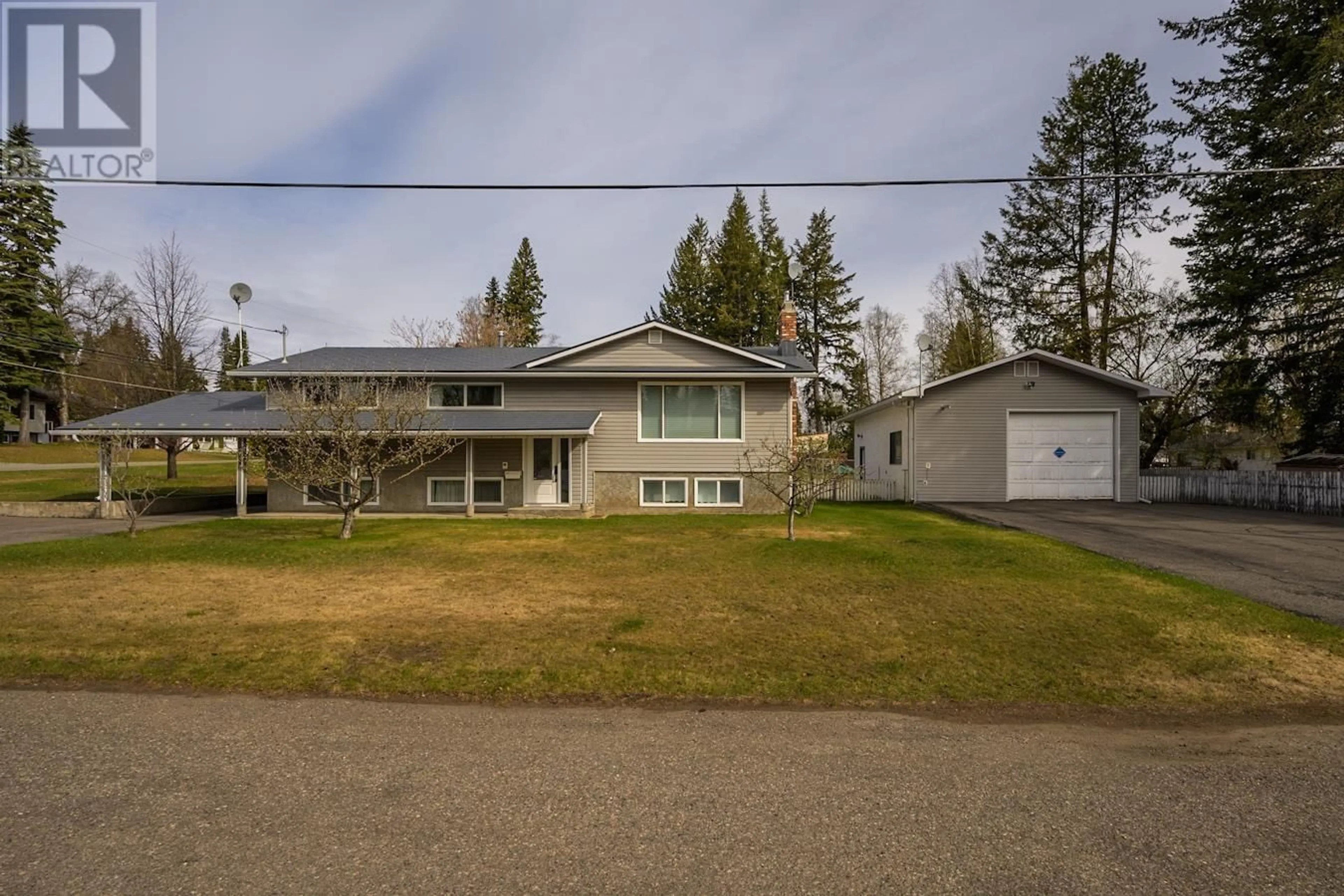 A pic from outside/outdoor area/front of a property/back of a property/a pic from drone, street for 2240 CALVIN LANE, Prince George British Columbia V2K3N2