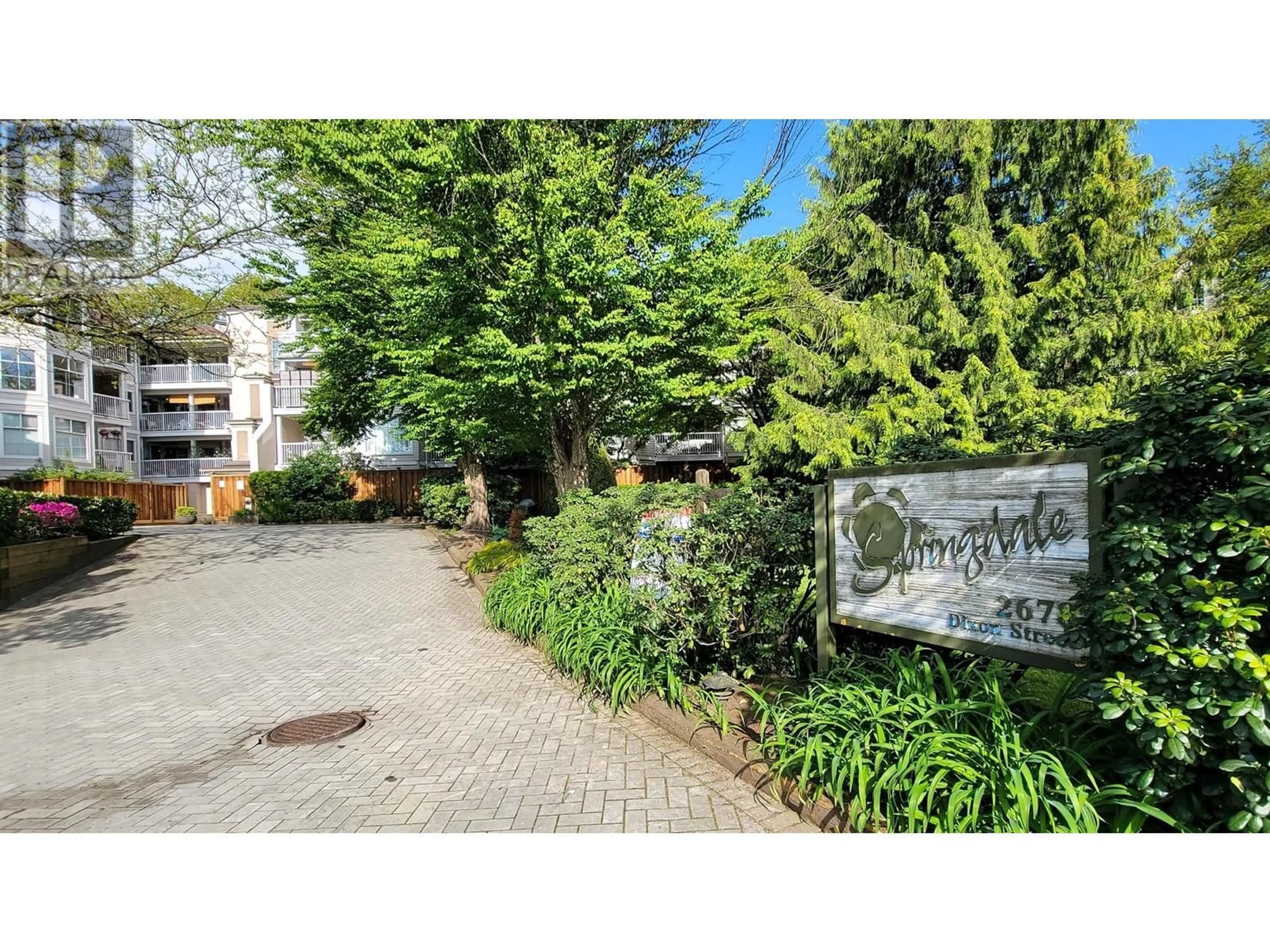A pic from outside/outdoor area/front of a property/back of a property/a pic from drone, street for 304 - 2678 DIXON STREET, Port Coquitlam British Columbia V3C6L7