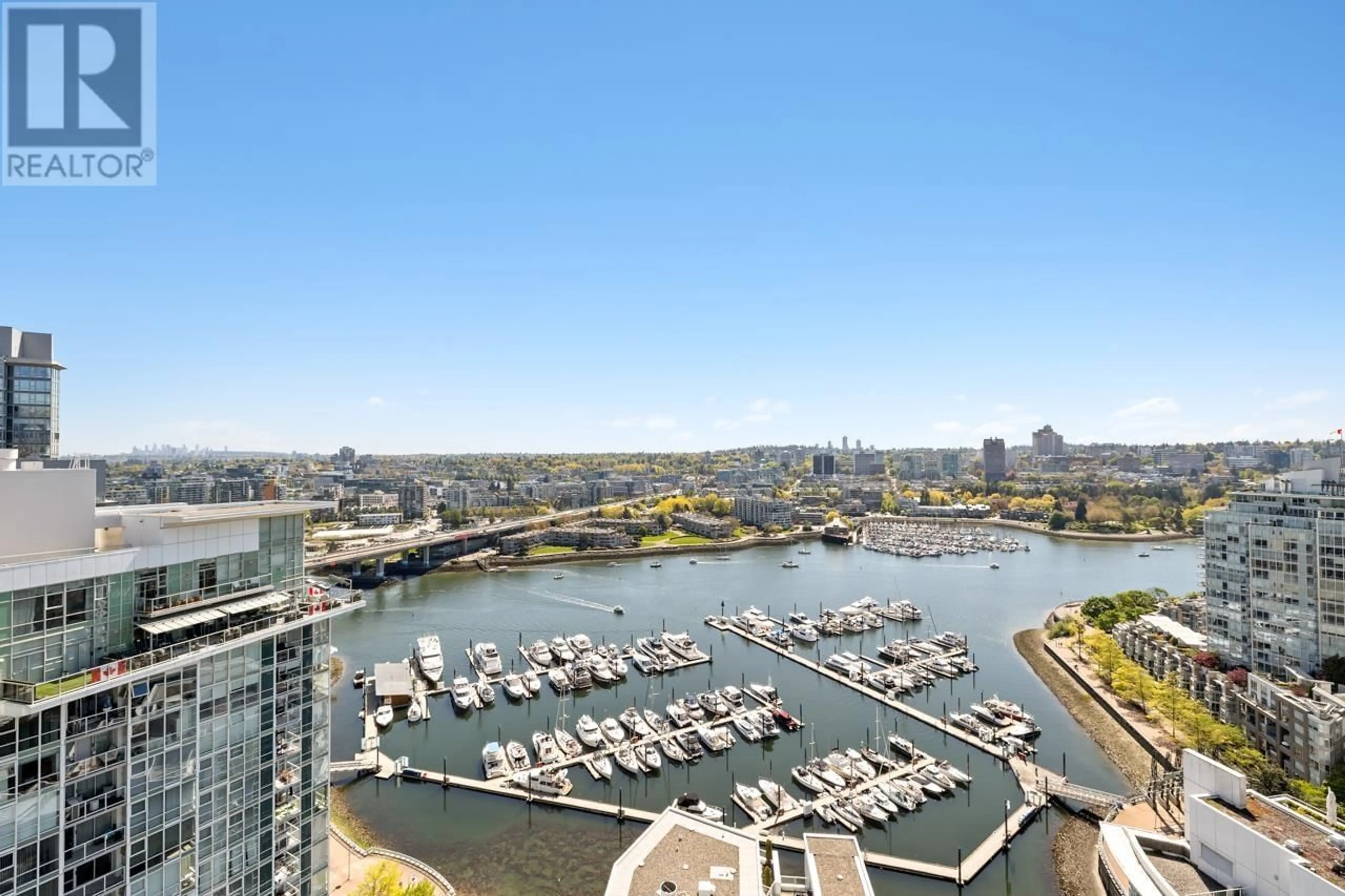 Patio, water/lake/river/ocean view for 3001 - 193 AQUARIUS MEWS, Vancouver British Columbia V6Z2Z2