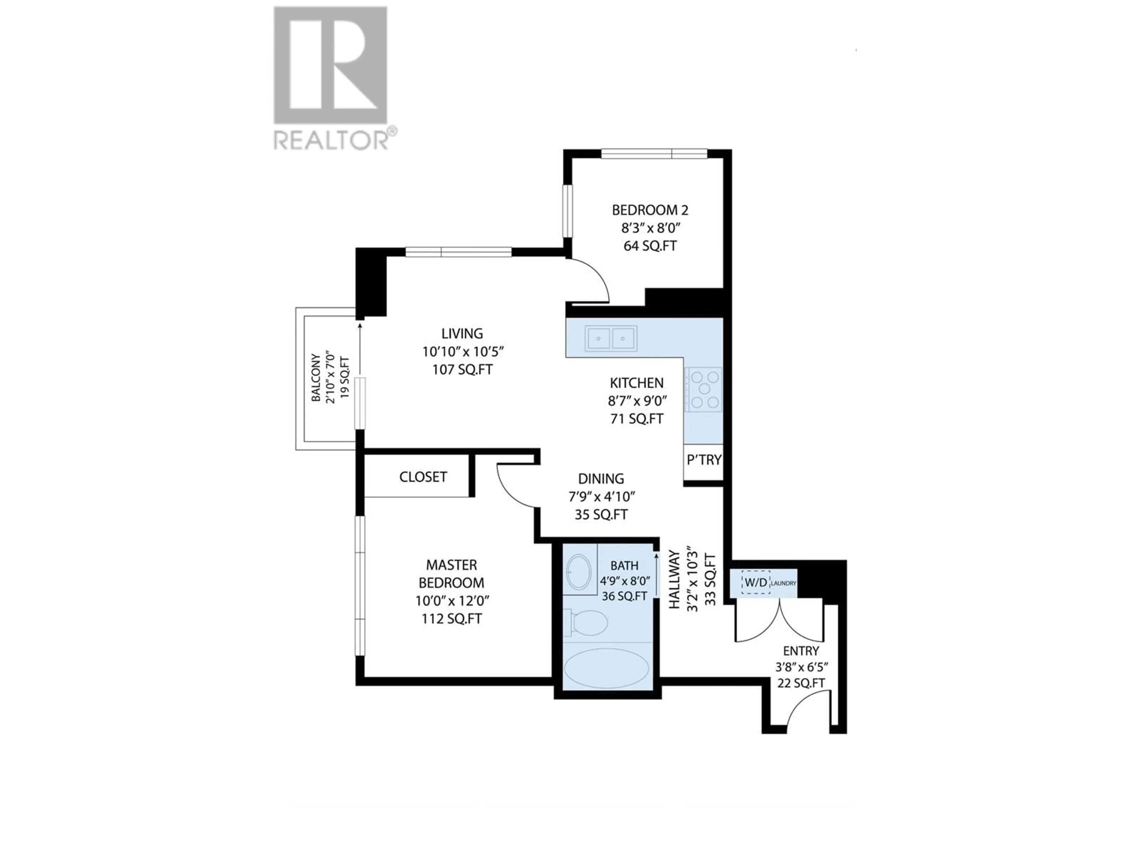 Floor plan for 1902 - 5470 ORMIDALE STREET, Vancouver British Columbia V5R0G6