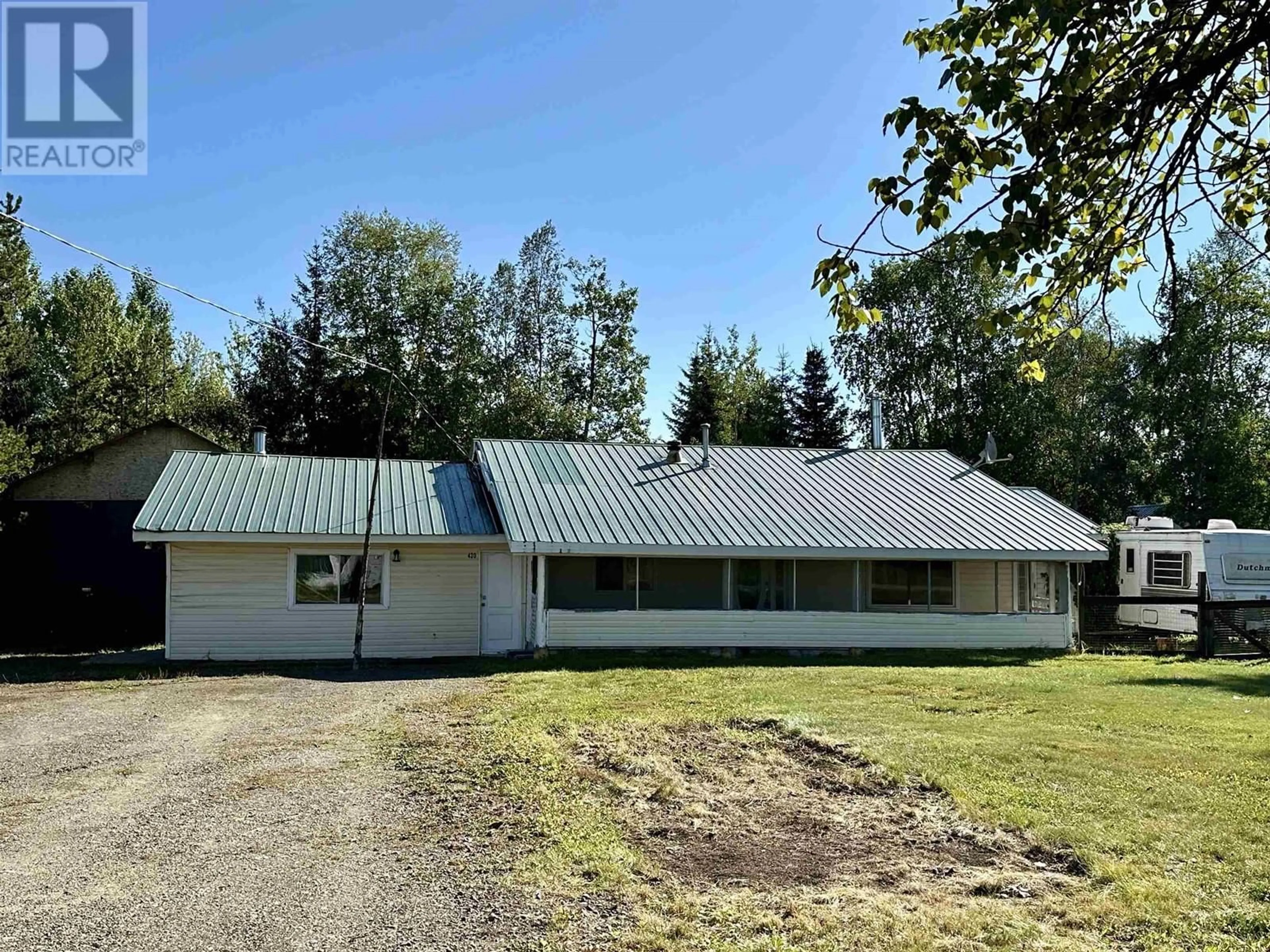 A pic from outside/outdoor area/front of a property/back of a property/a pic from drone, building for 430 POLAR STREET, Bear Lake British Columbia V0C3G0