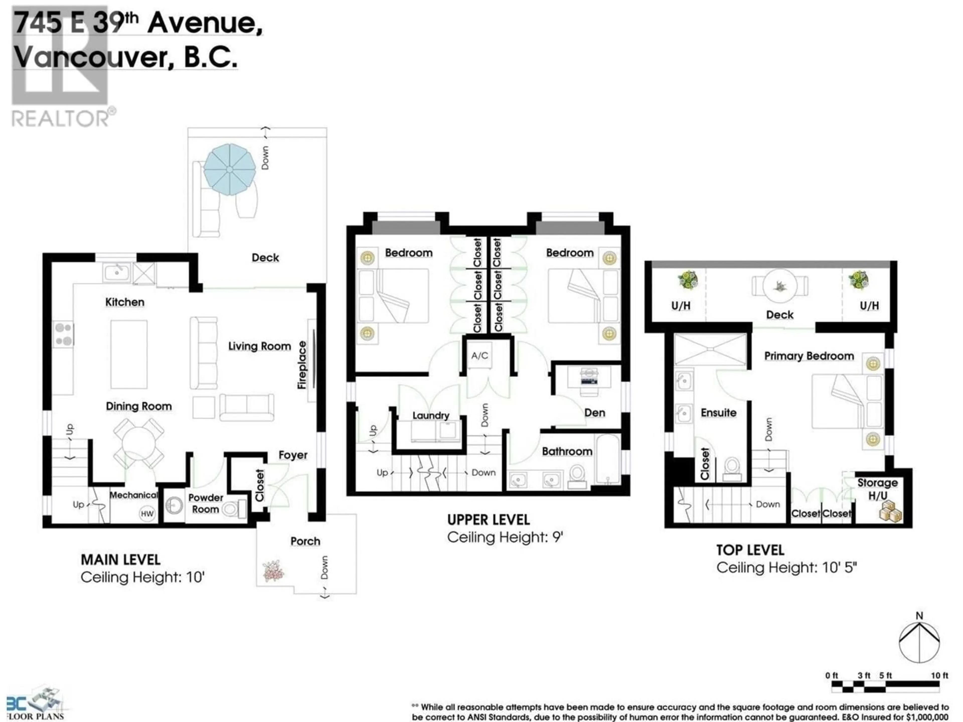 Floor plan for 745 39TH AVENUE, Vancouver British Columbia V5W1K5