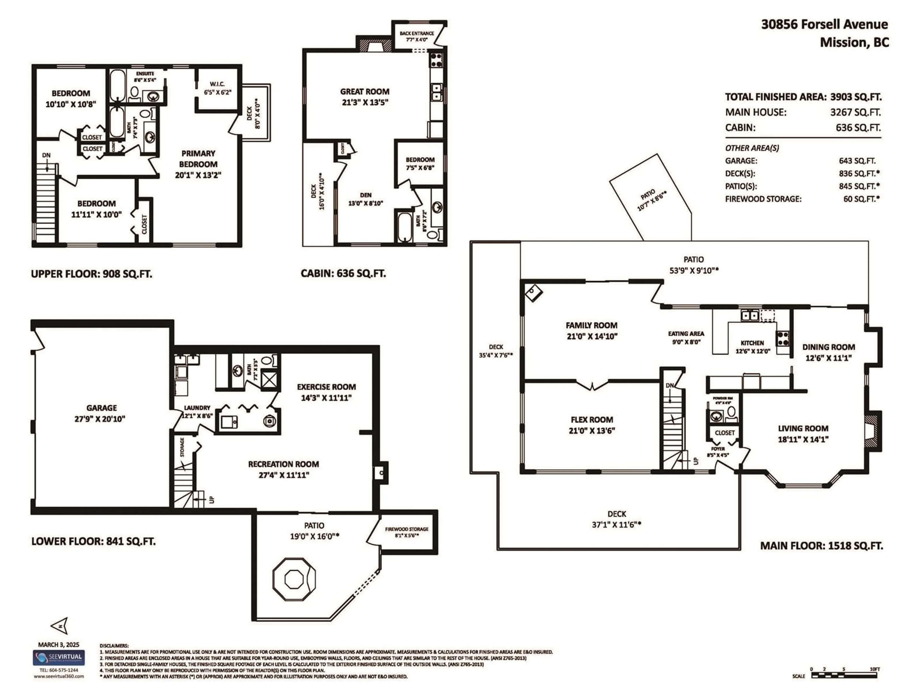 Floor plan for 30856 FORSELL, Mission British Columbia V4S1G9