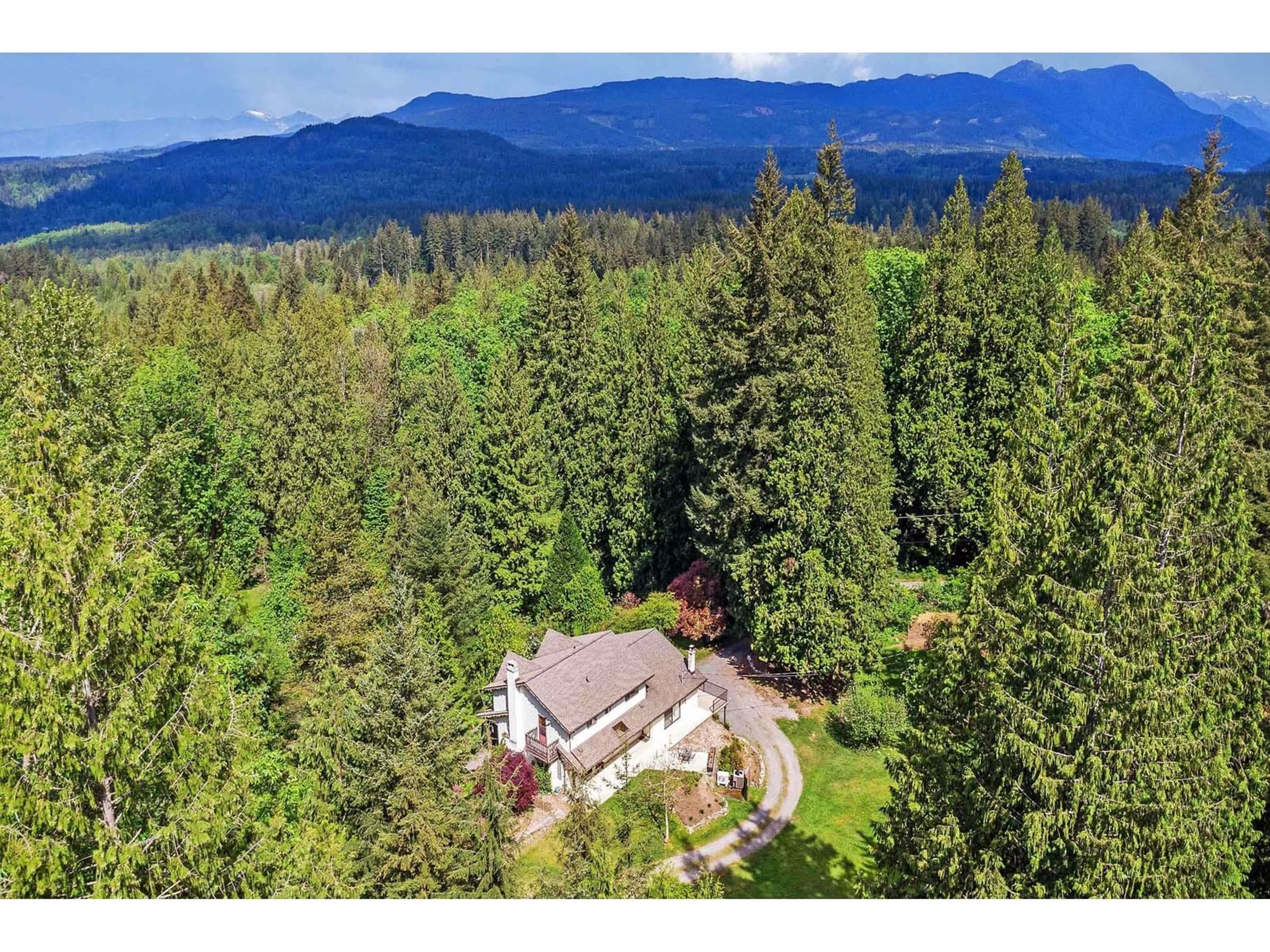 A pic from outside/outdoor area/front of a property/back of a property/a pic from drone, forest/trees view for 30856 FORSELL, Mission British Columbia V4S1G9