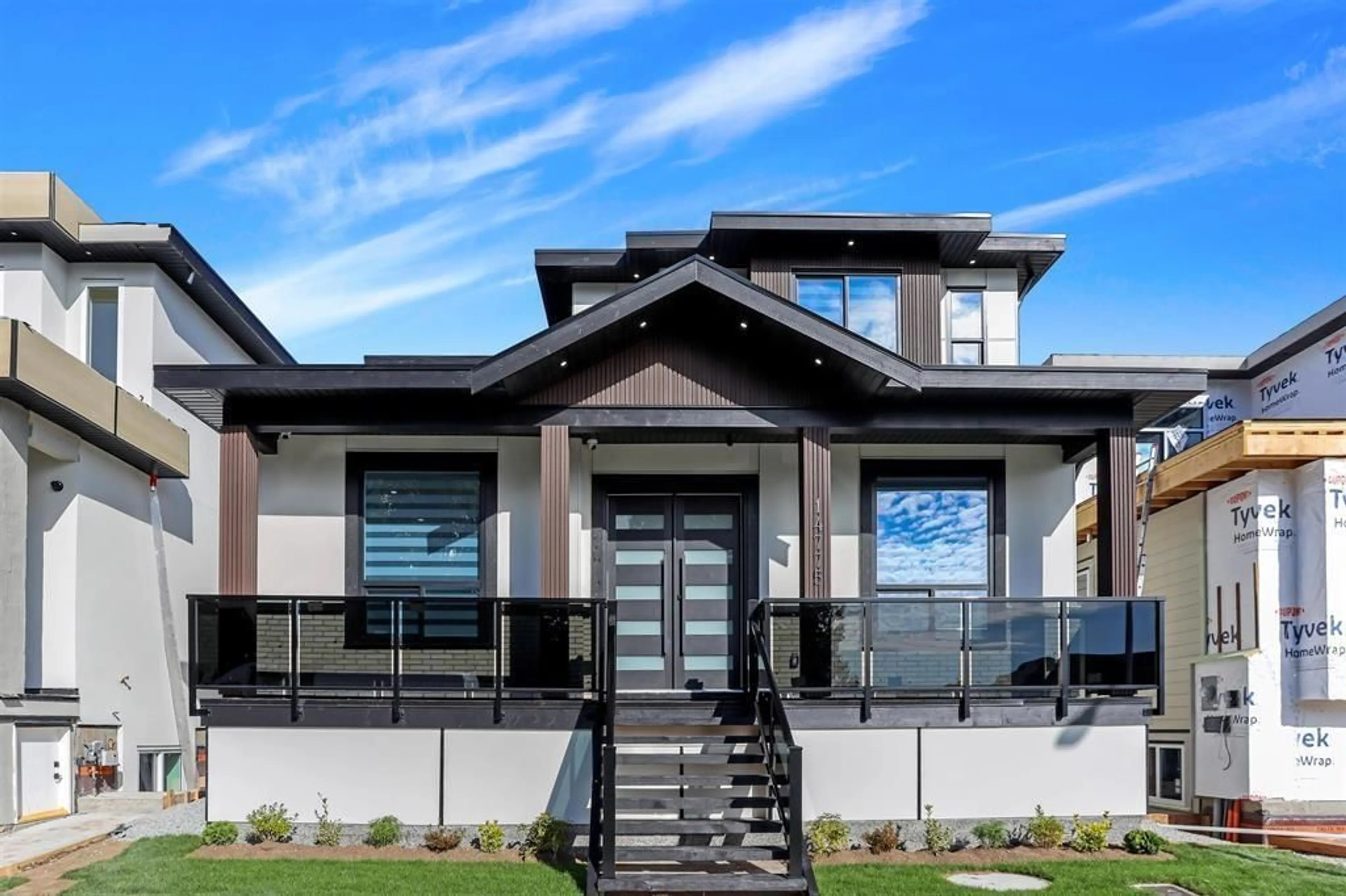 Home with vinyl exterior material, street for 14775 68A, Surrey British Columbia V3S3C9
