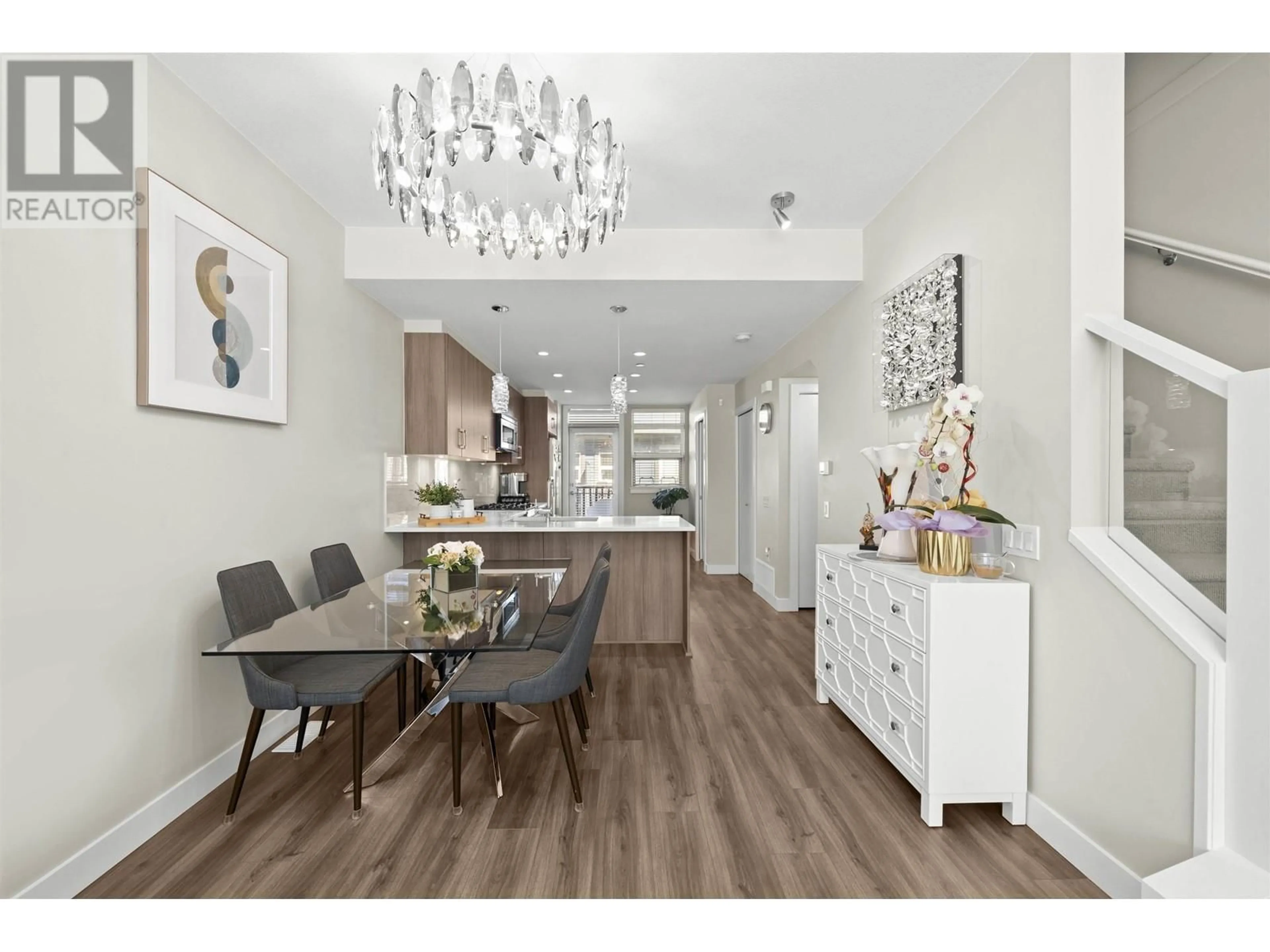 Open concept kitchen, wood/laminate floor for 97 - 4991 NO. 5 ROAD, Richmond British Columbia V6X0S9