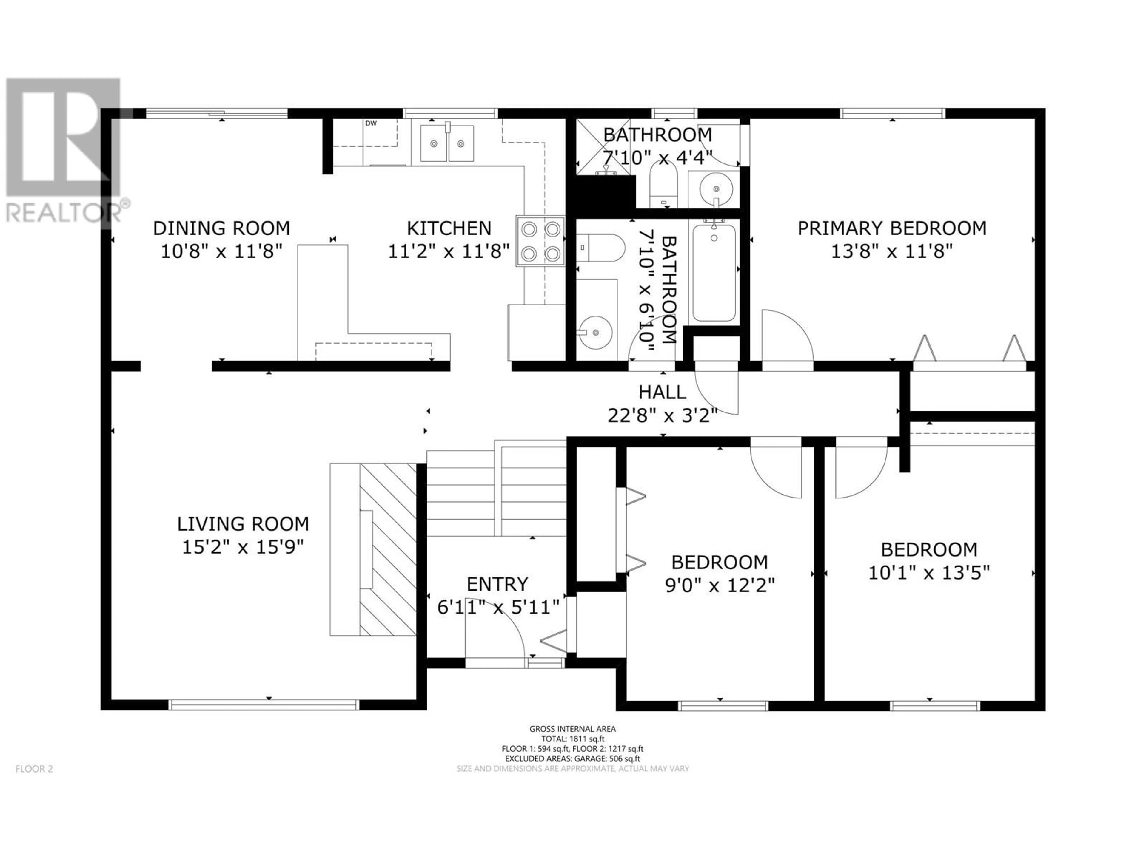 Floor plan for 11108 85 AVENUE, Fort St. John British Columbia V1J6V2