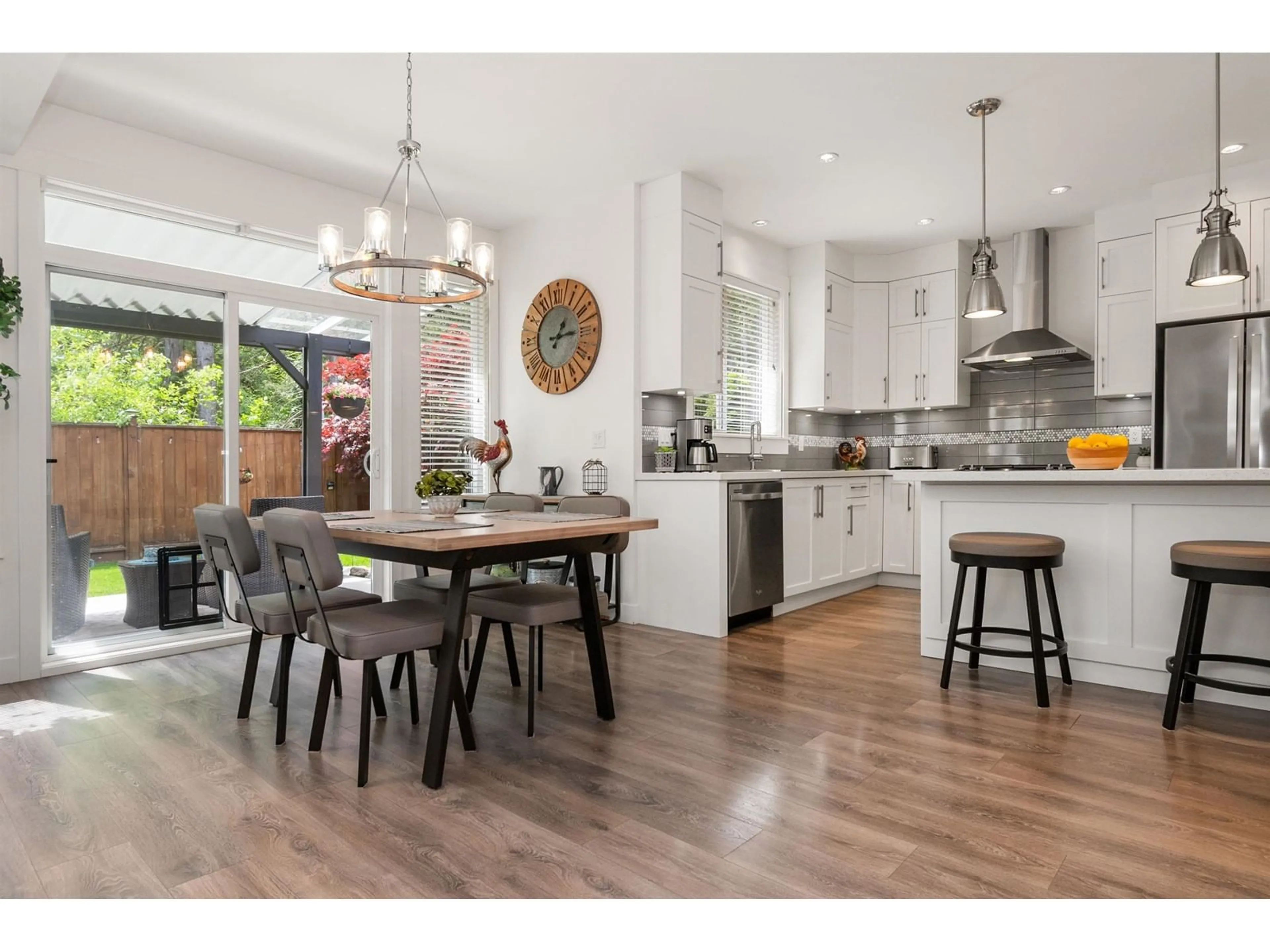 Open concept kitchen, wood/laminate floor for 26 - 63650 FLOOD HOPE ROAD, Hope British Columbia V0X1L2
