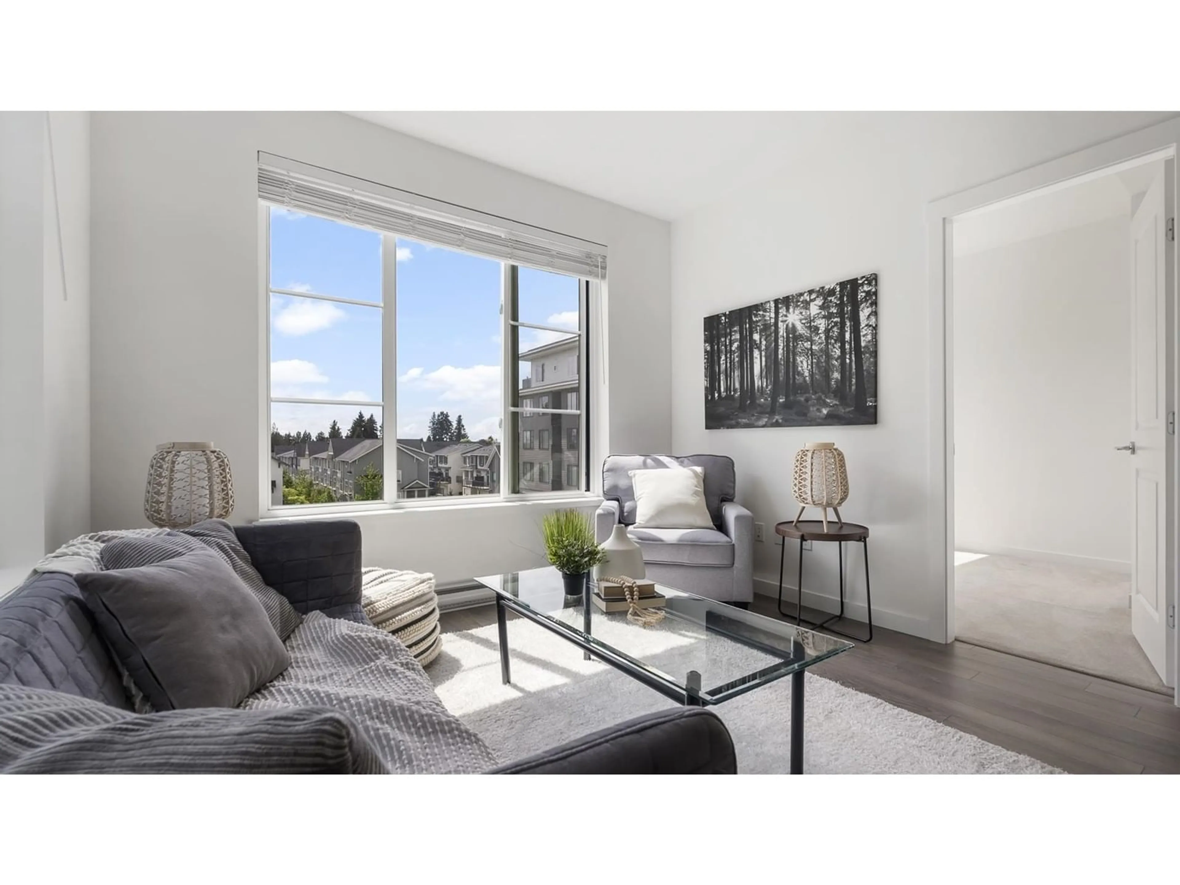 Living room with furniture, unknown for 413 - 15825 85, Surrey British Columbia V4N6W9