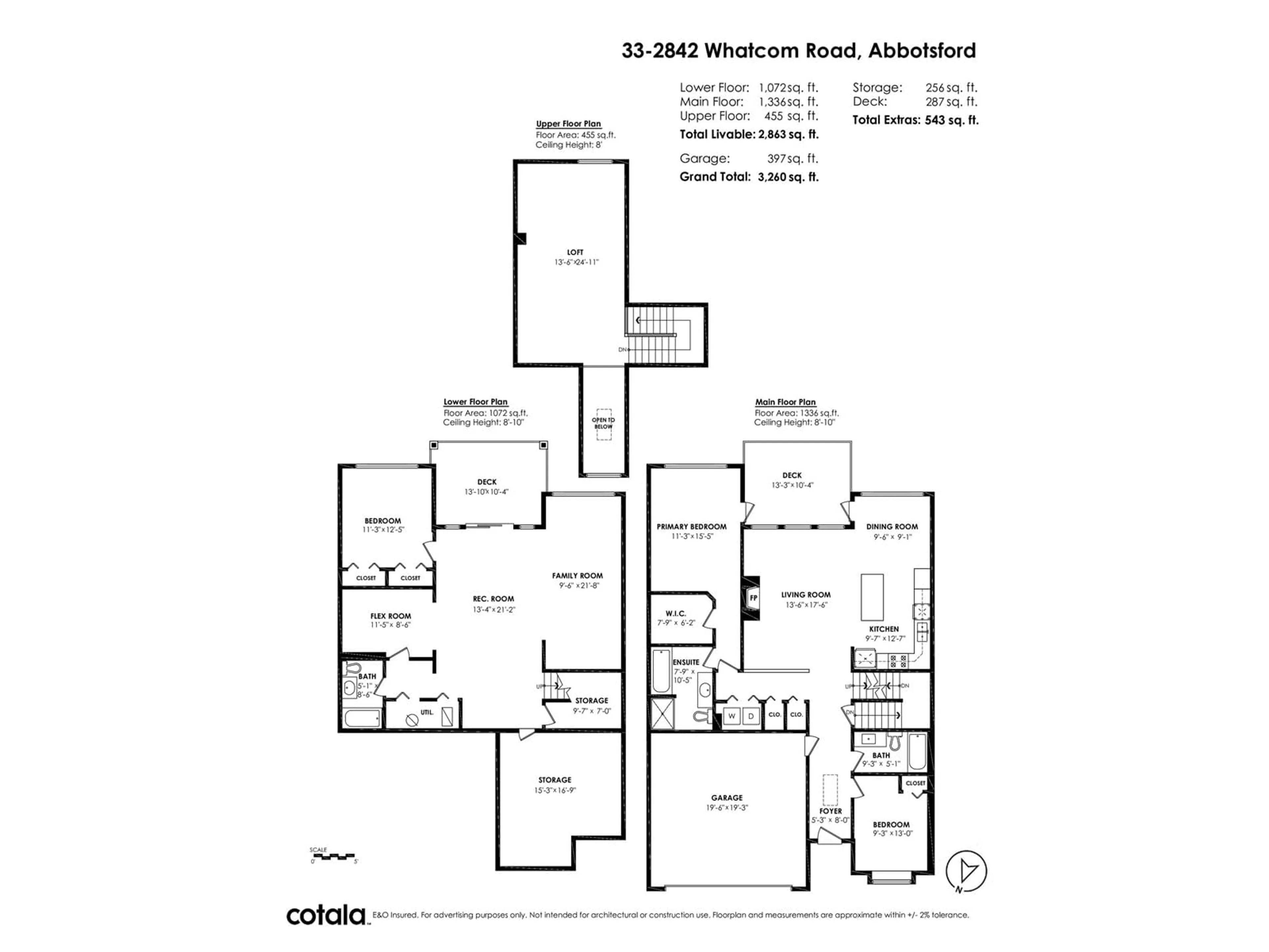 Floor plan for 33 - 2842 WHATCOM, Abbotsford British Columbia V3G3B8