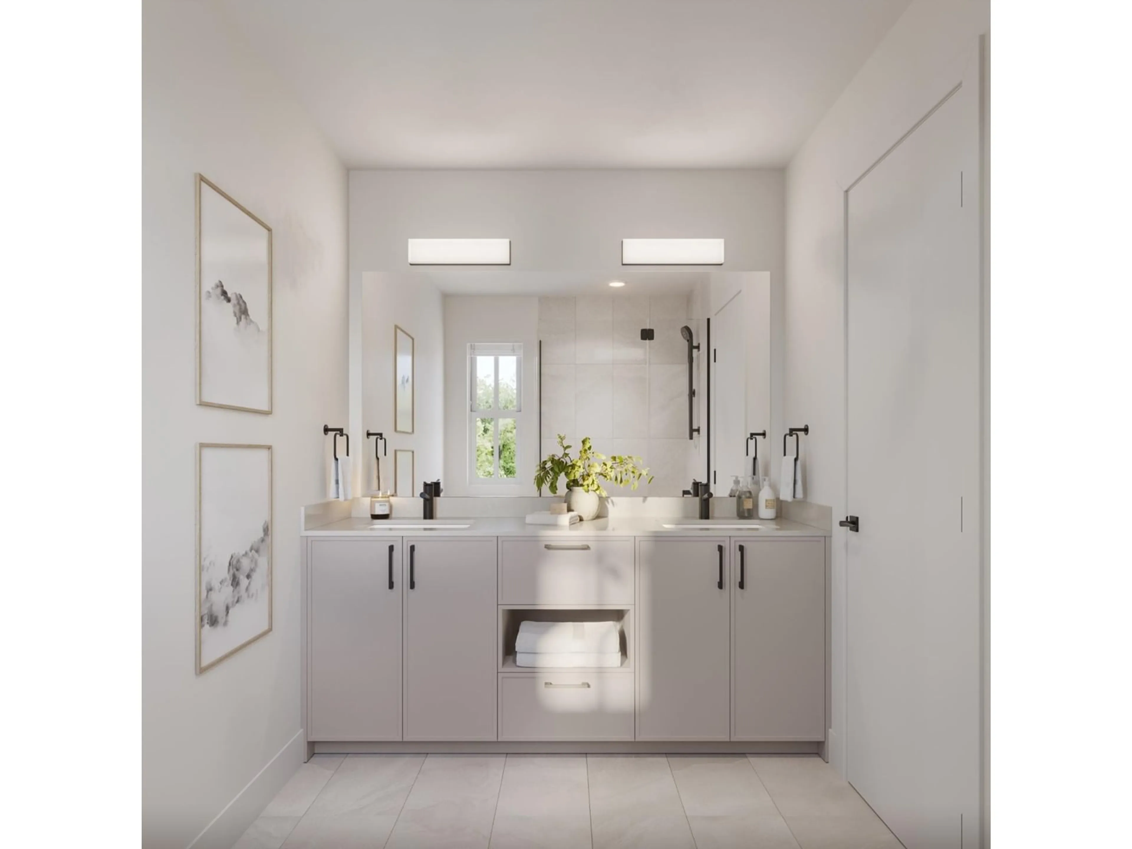 Contemporary bathroom, ceramic/tile floor for 1 - 7661 198B, Langley British Columbia V0V0V0
