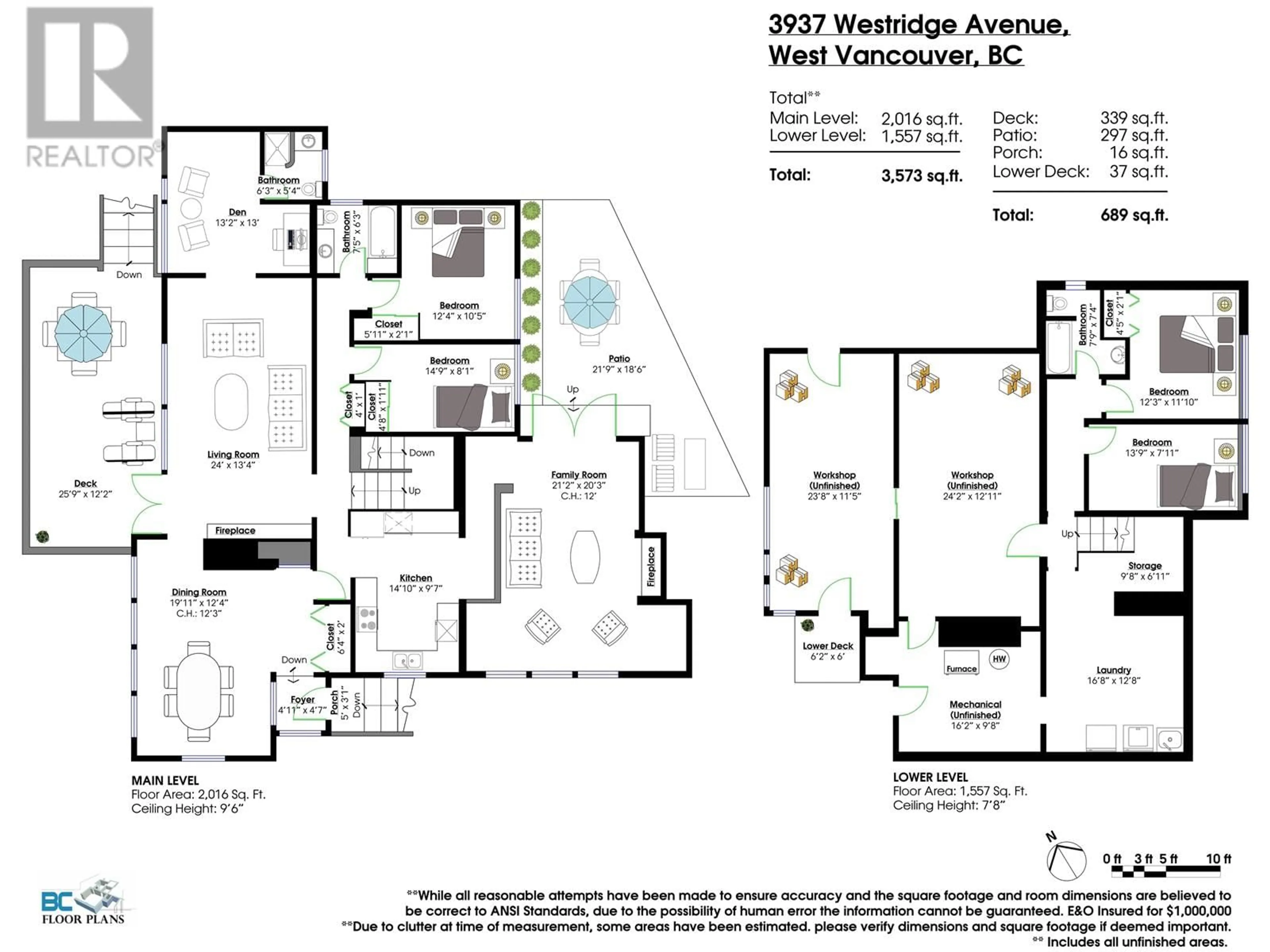 Floor plan for 3937 WESTRIDGE AVENUE, West Vancouver British Columbia V7V3H6