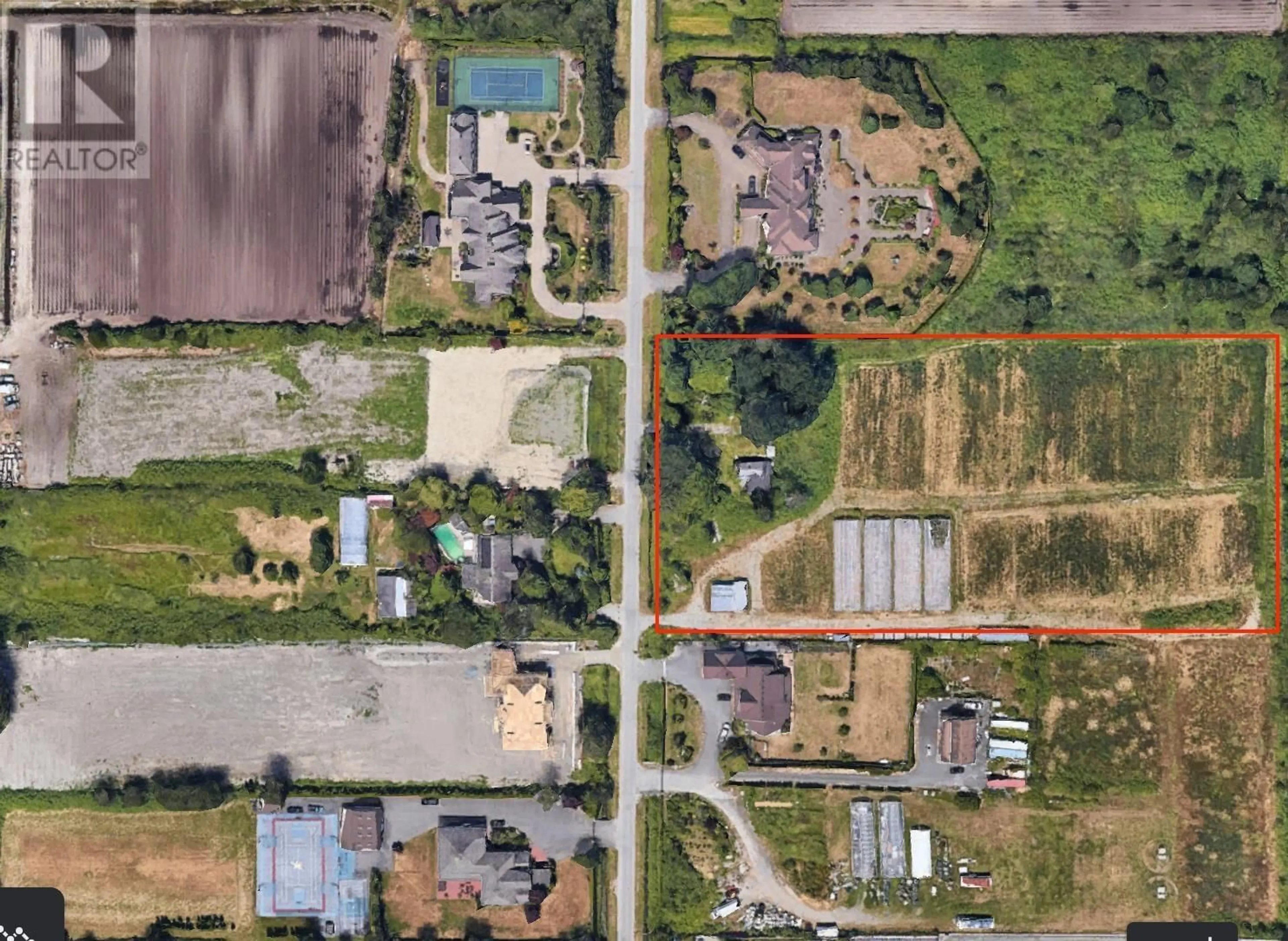 A pic from outside/outdoor area/front of a property/back of a property/a pic from drone, street for 10340 PALMBERG ROAD, Richmond British Columbia V6W1C6
