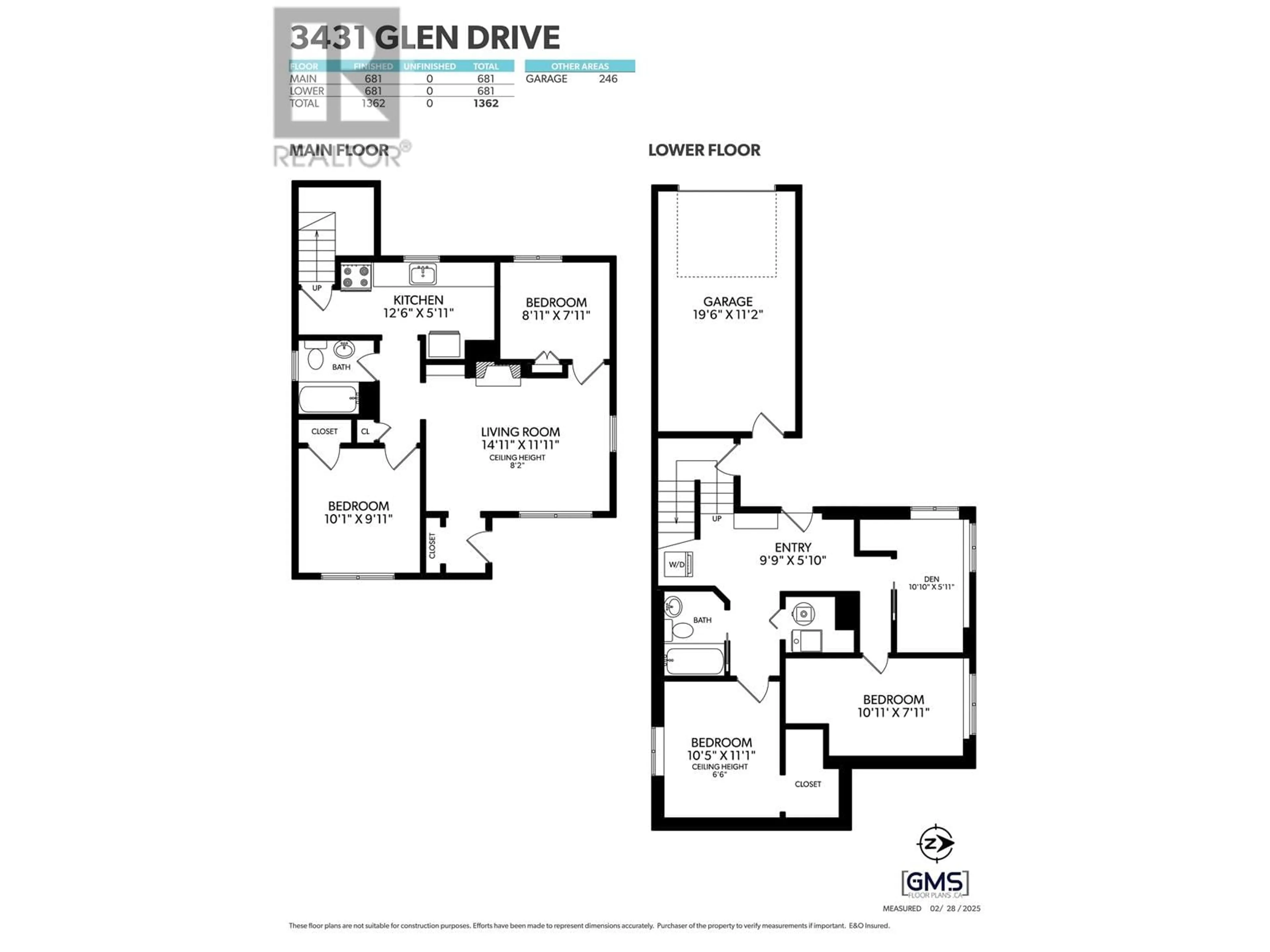 Floor plan for 3431 GLEN DRIVE, Vancouver British Columbia V5V4S5
