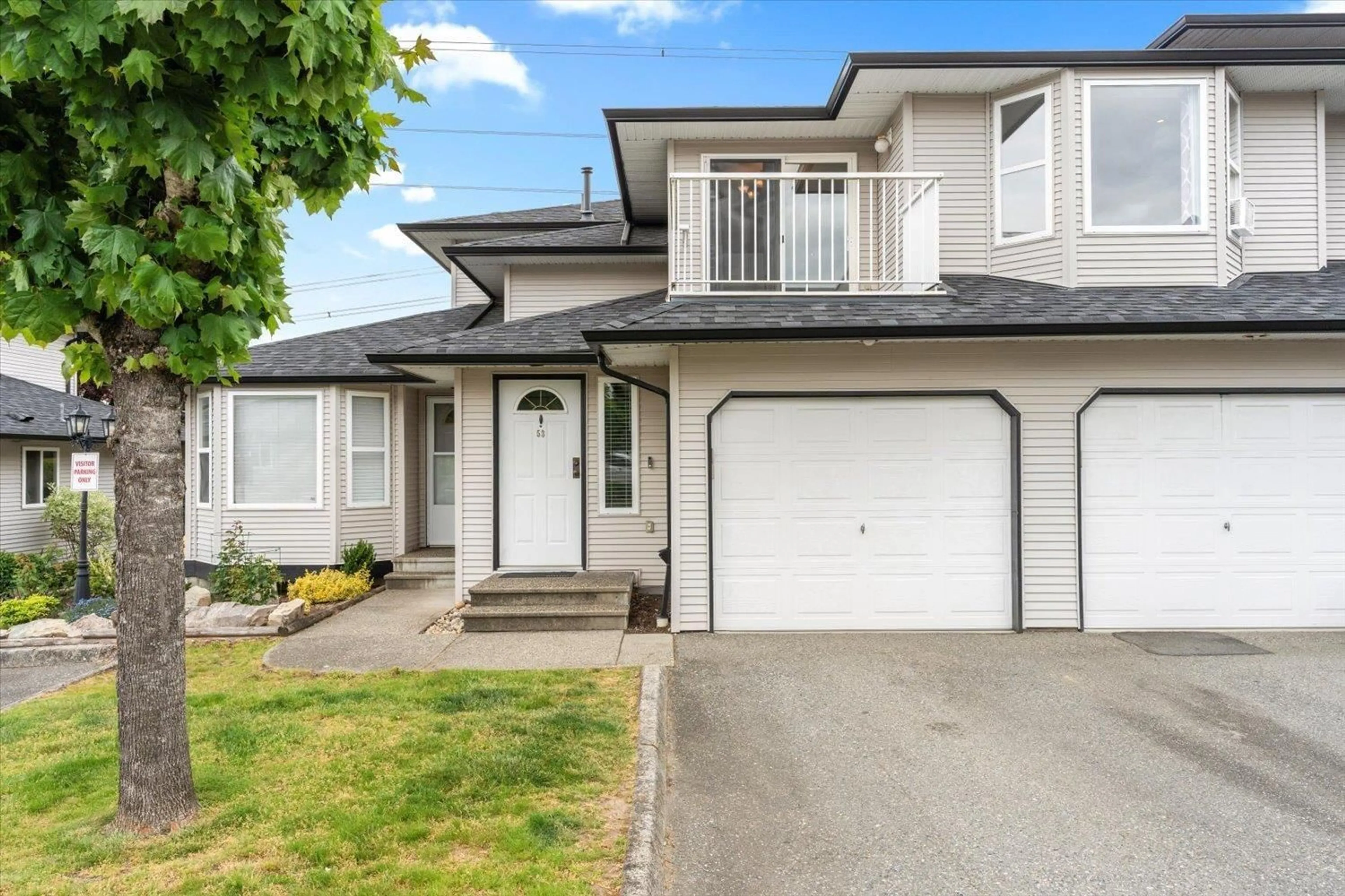 Home with vinyl exterior material, street for 53 - 34332 MACLURE, Abbotsford British Columbia V2S7S8