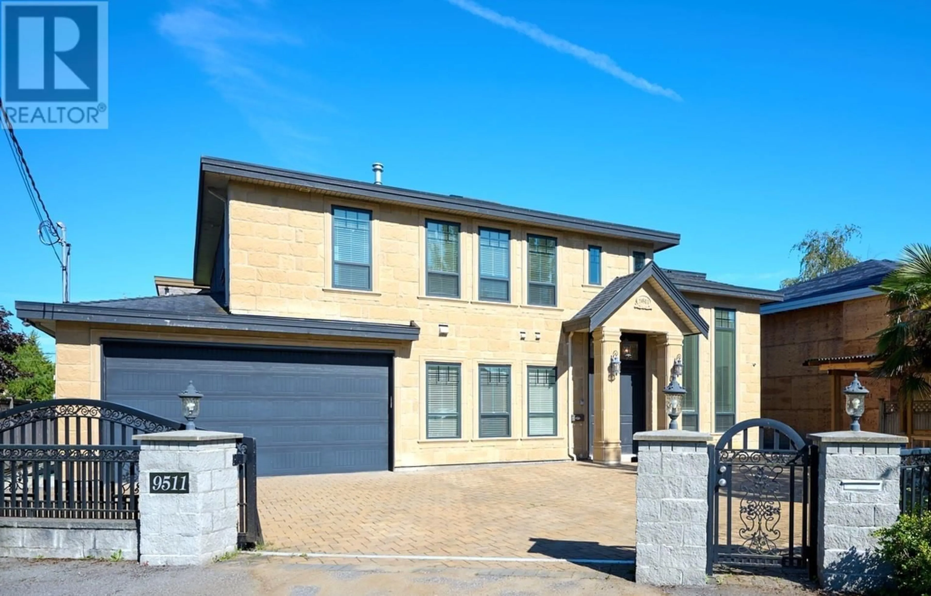 Home with brick exterior material, street for 9511 KIRKMOND CRESCENT, Richmond British Columbia V7E1M7