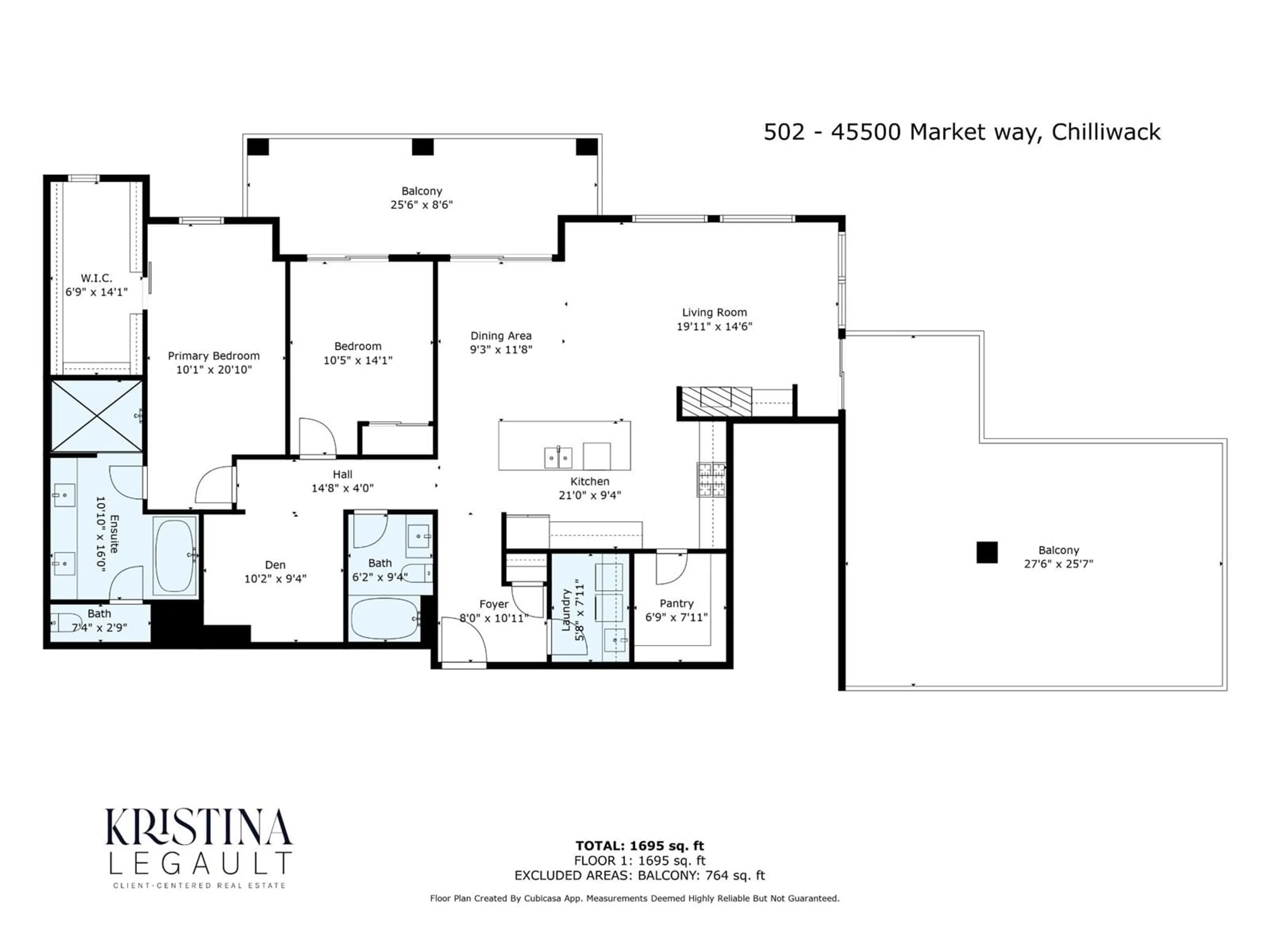 Floor plan for 502 - 45500 MARKET WAY, Chilliwack British Columbia V2R6G5