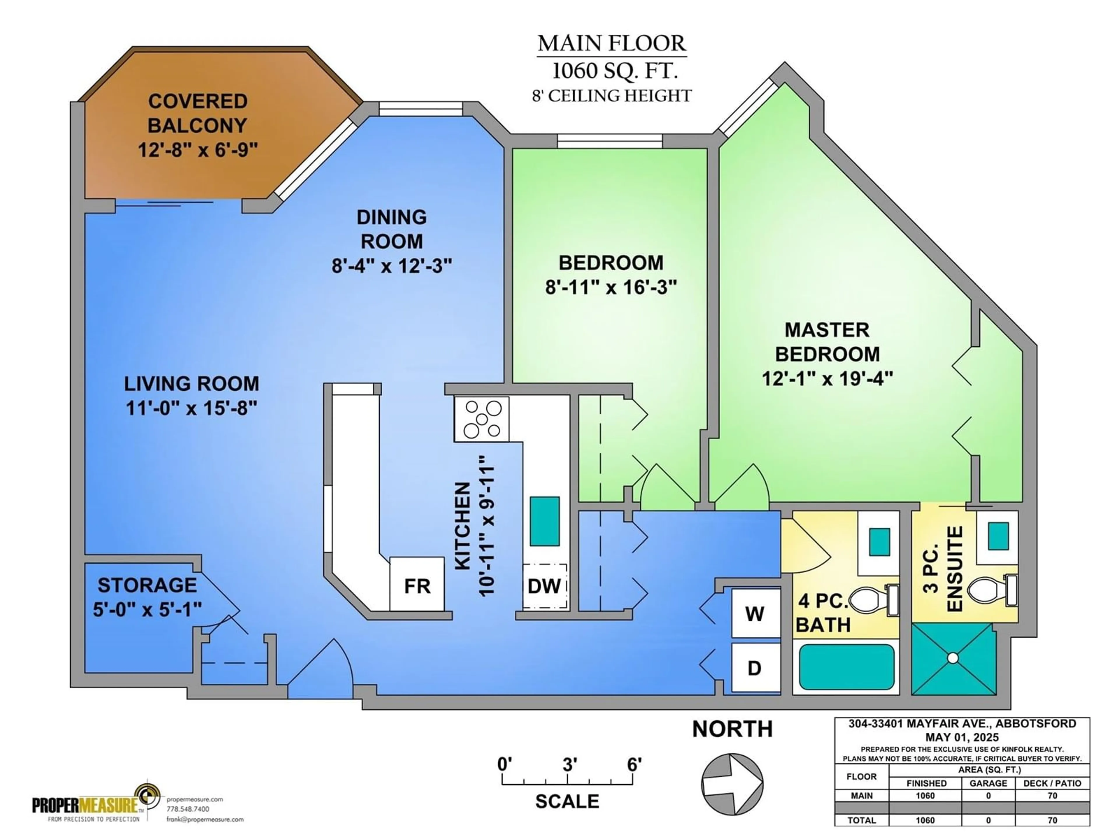 Floor plan for 304 - 33401 MAYFAIR, Abbotsford British Columbia V2S6Z2