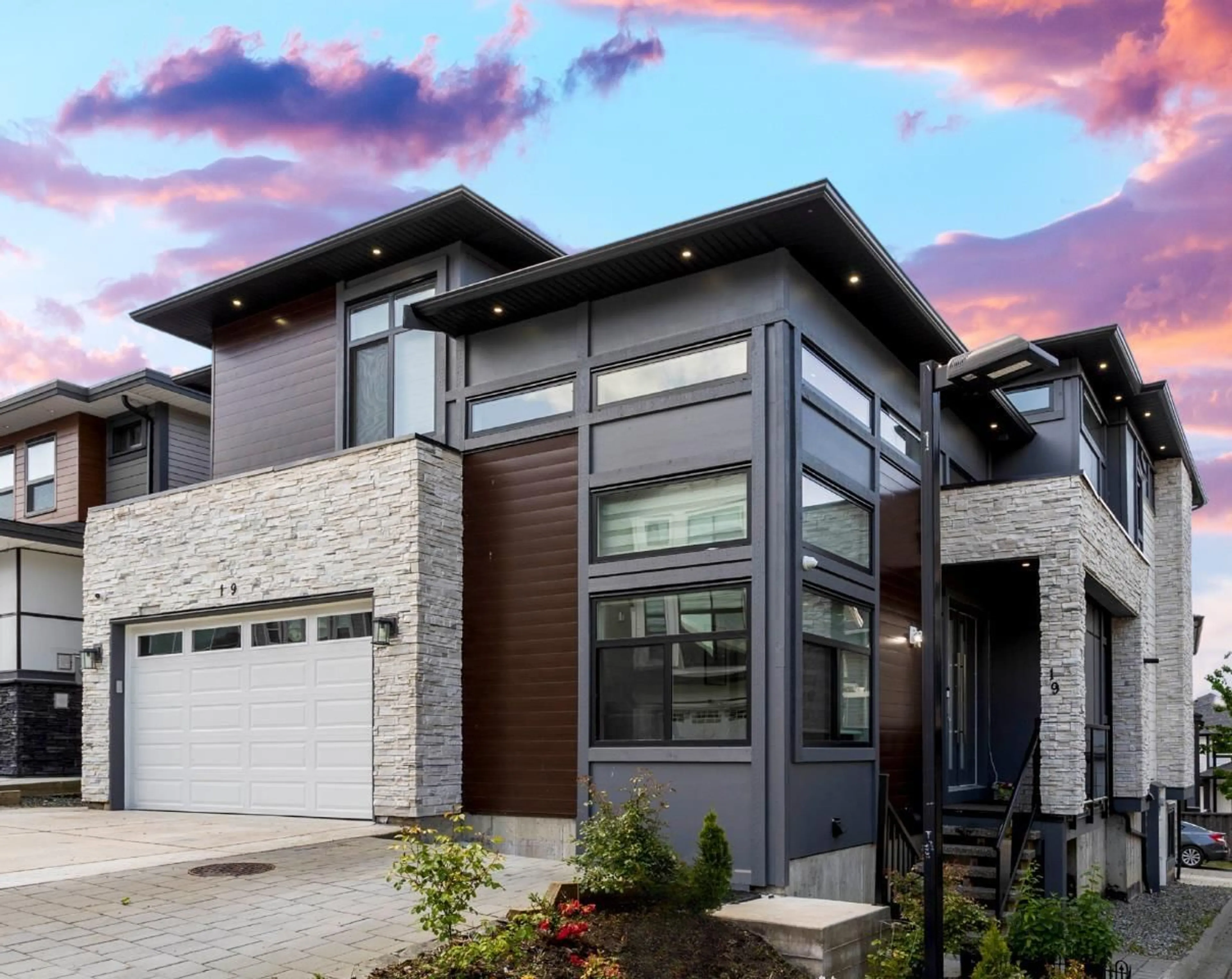 Home with brick exterior material, street for 19 - 4295 OLD CLAYBURN, Abbotsford British Columbia V3G0G4