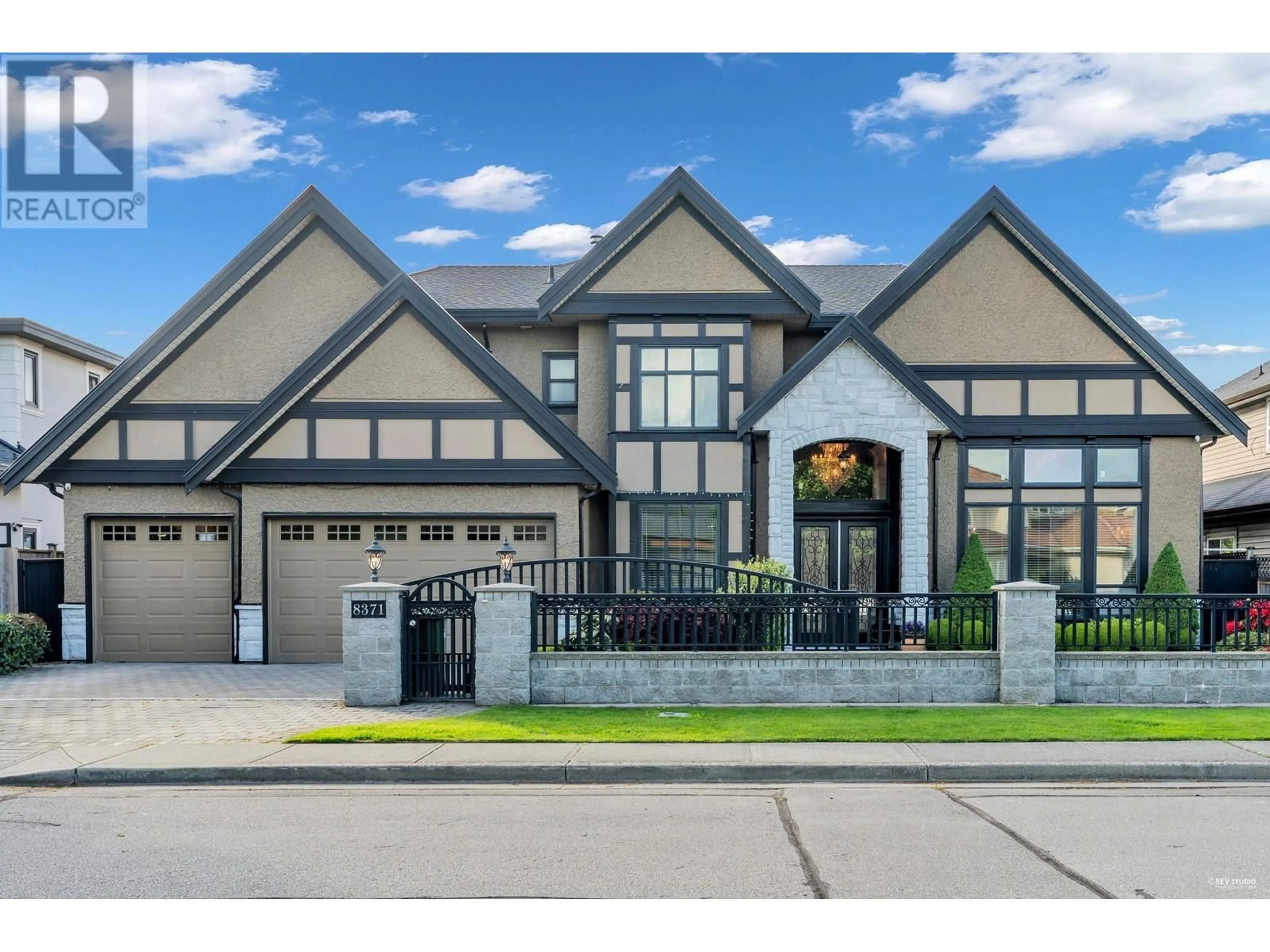 Home with brick exterior material, street for 8371 FAIRHURST ROAD, Richmond British Columbia V7C1Y7