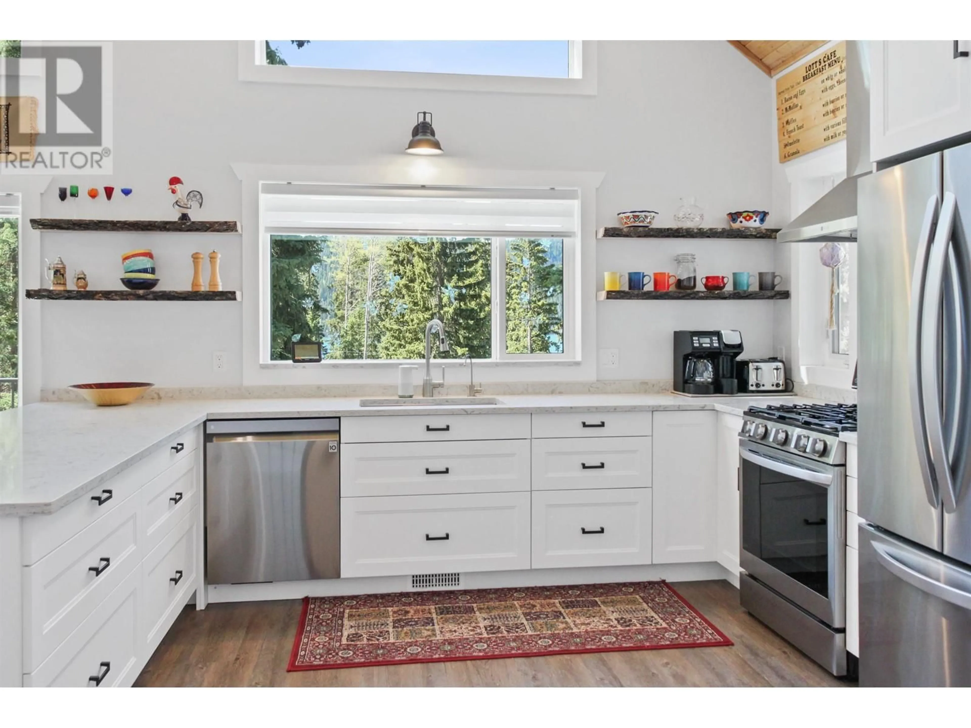 Open concept kitchen, unknown for 8659 BOULTBEE ROAD, Bridge Lake British Columbia V0K1E0