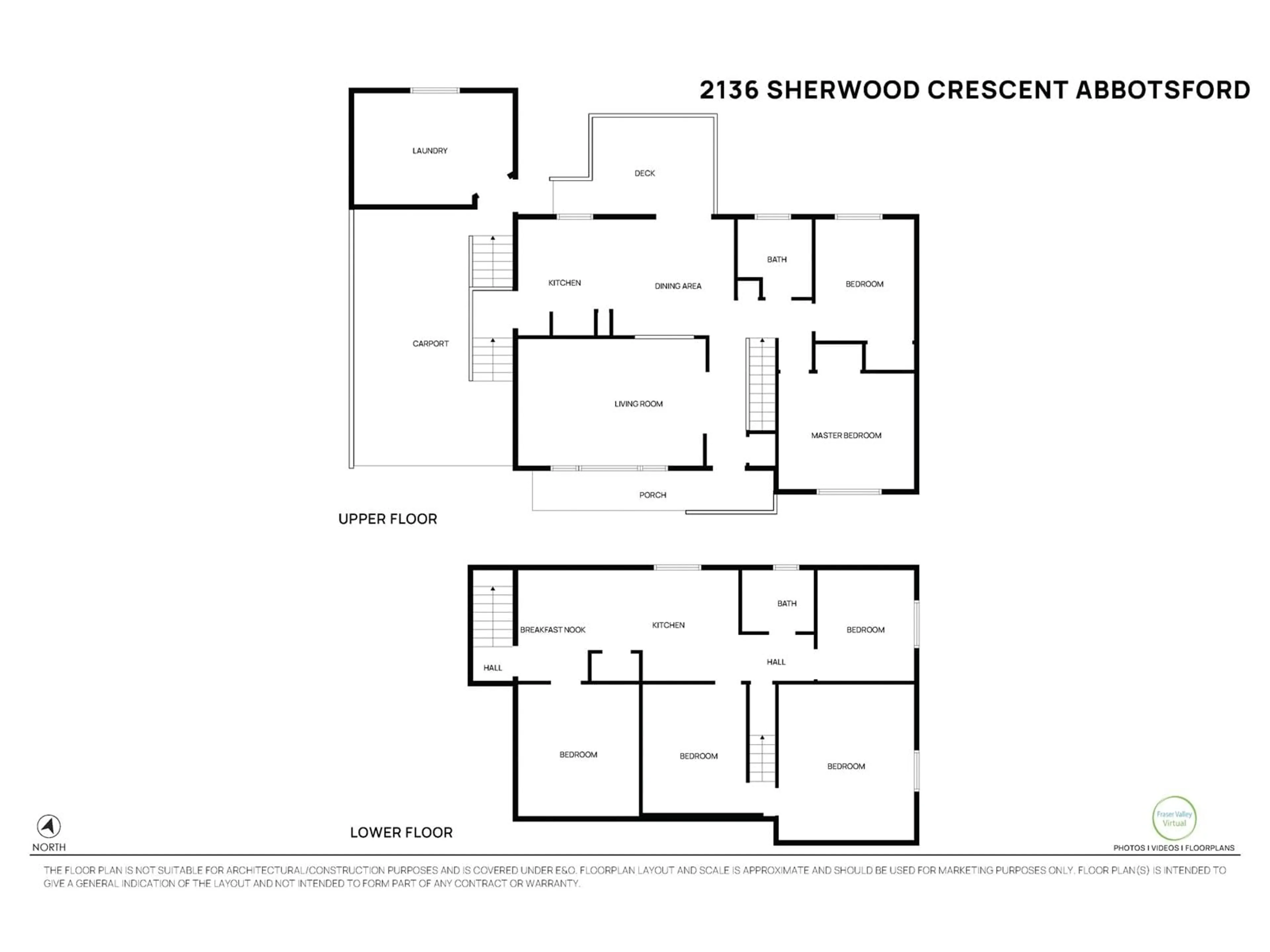 Floor plan for 2136 SHERWOOD, Abbotsford British Columbia V2T1B8