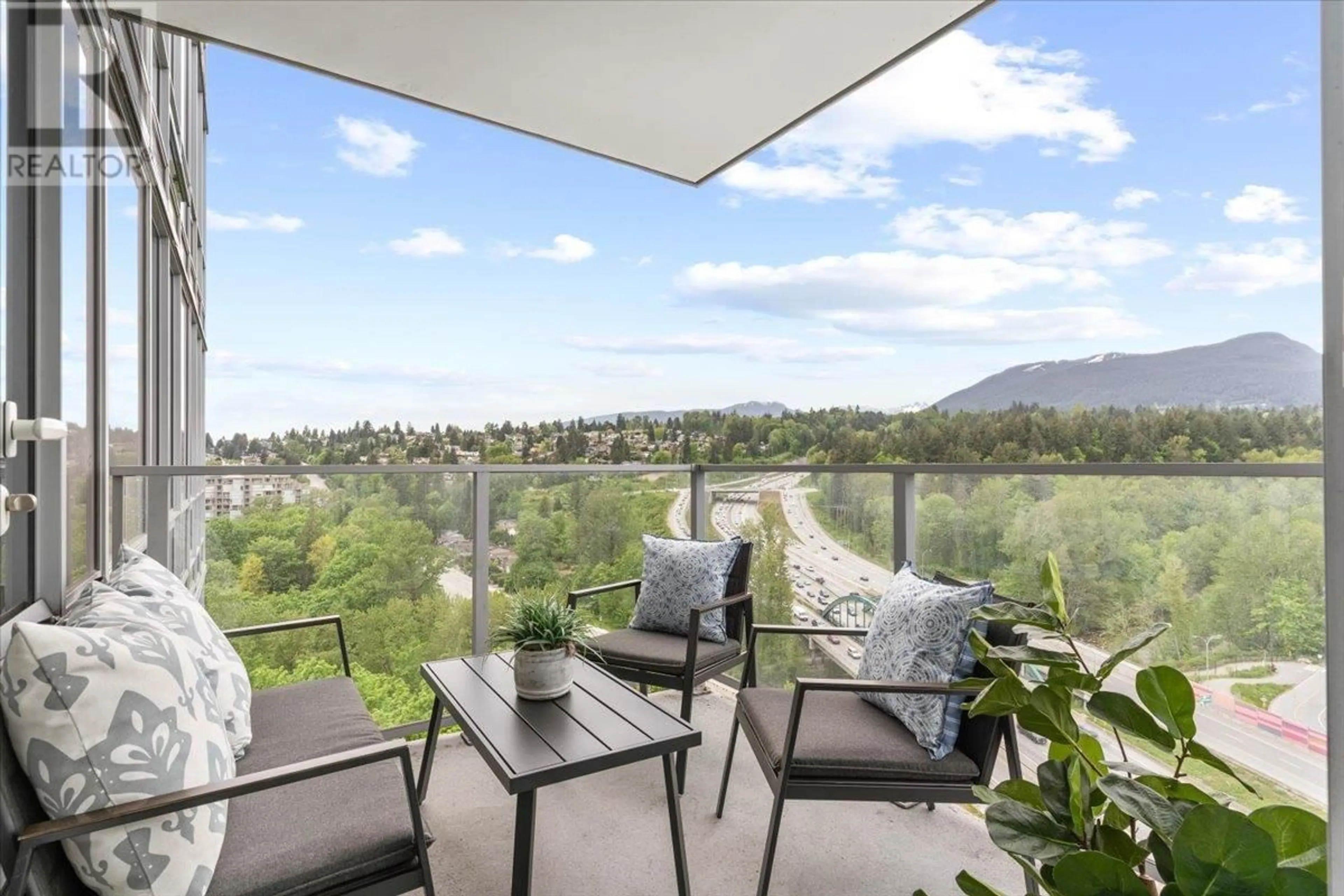 Patio, water/lake/river/ocean view for 1908 - 680 SEYLYNN CRESCENT, North Vancouver British Columbia V7J0B5