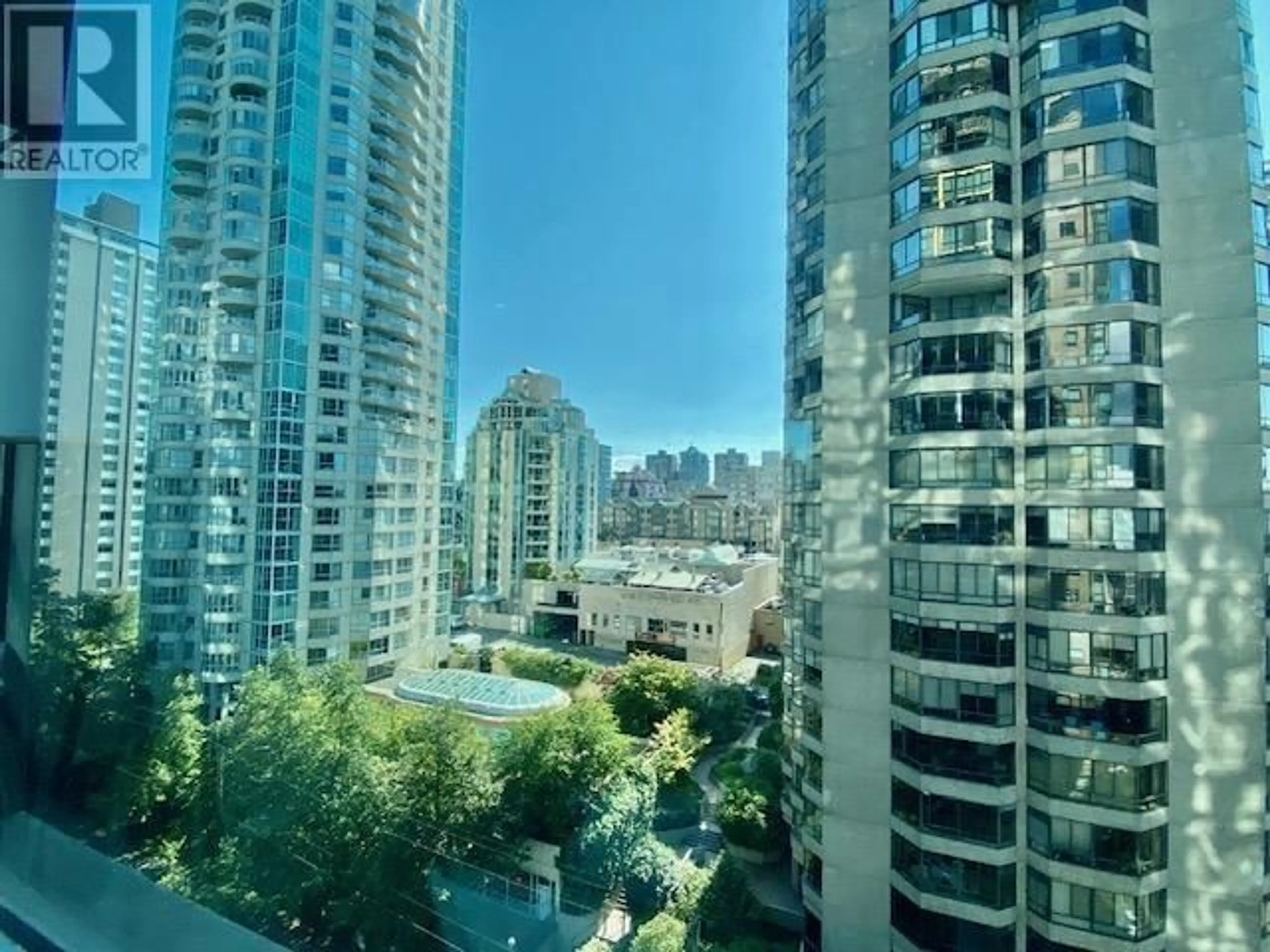 Balcony in the apartment, city buildings view from balcony for 1105 - 1367 ALBERNI STREET, Vancouver British Columbia V6E4R9
