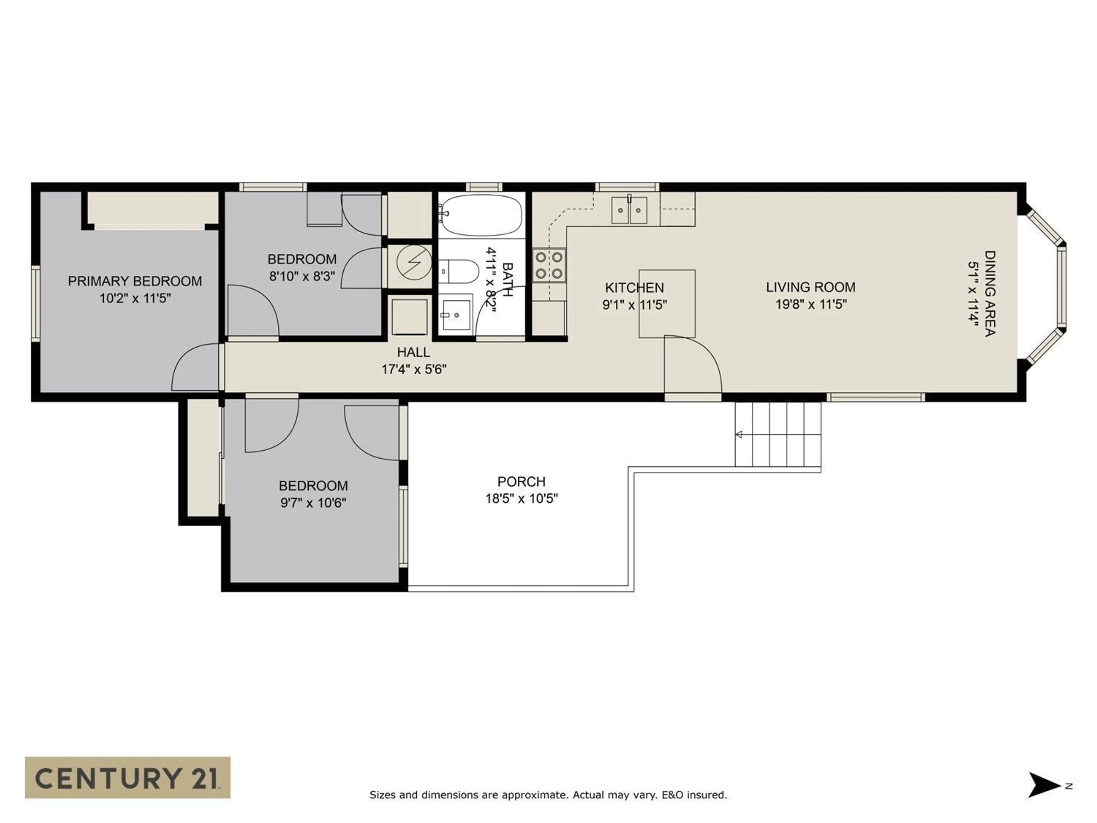 Floor plan for 3 - 8220 KING GEORGE, Surrey British Columbia V3W6E1