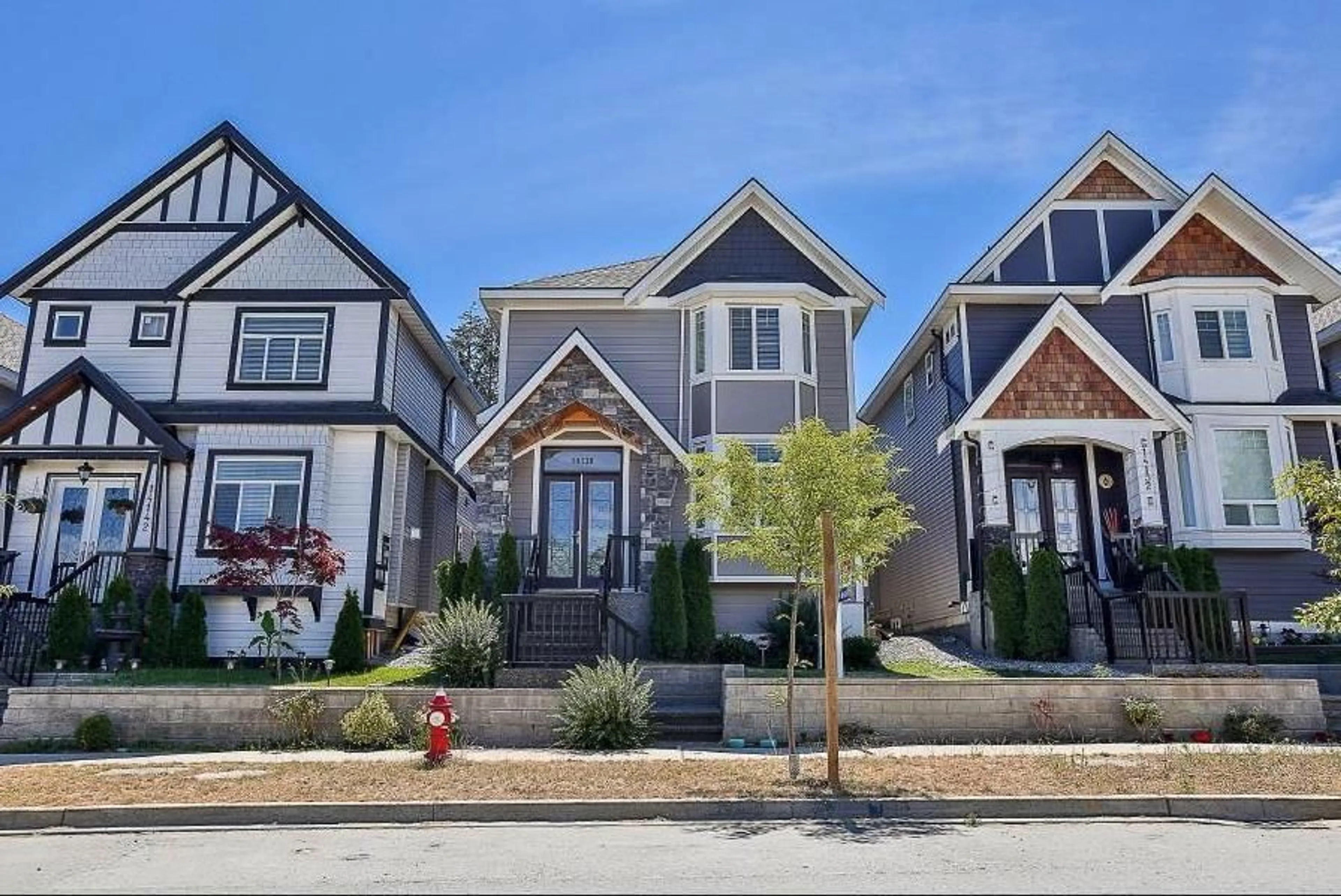 Home with vinyl exterior material, street for 14138 60A, Surrey British Columbia V3X0G1