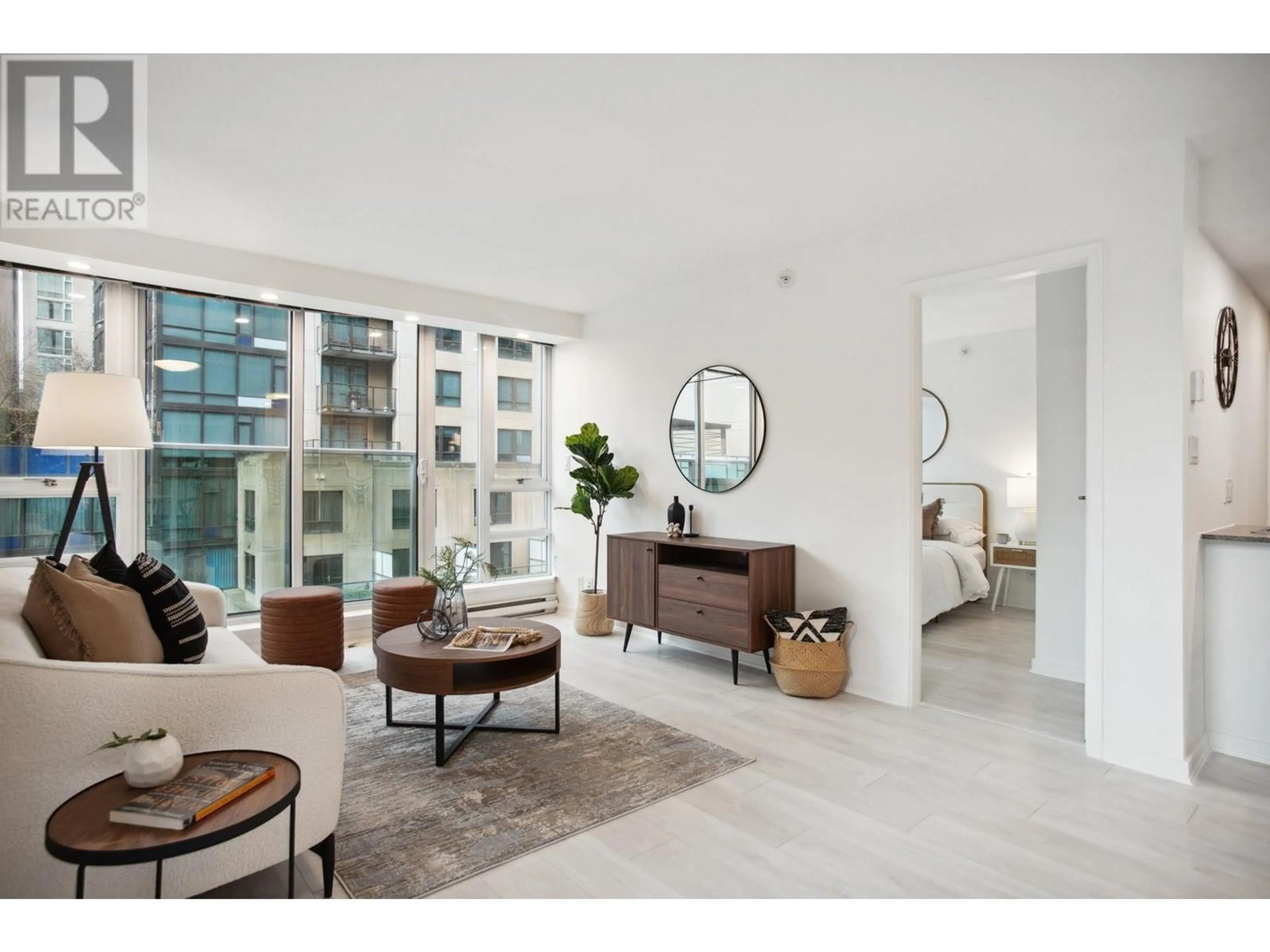 Living room with furniture, unknown for 603 - 233 ROBSON STREET, Vancouver British Columbia V6B0E8