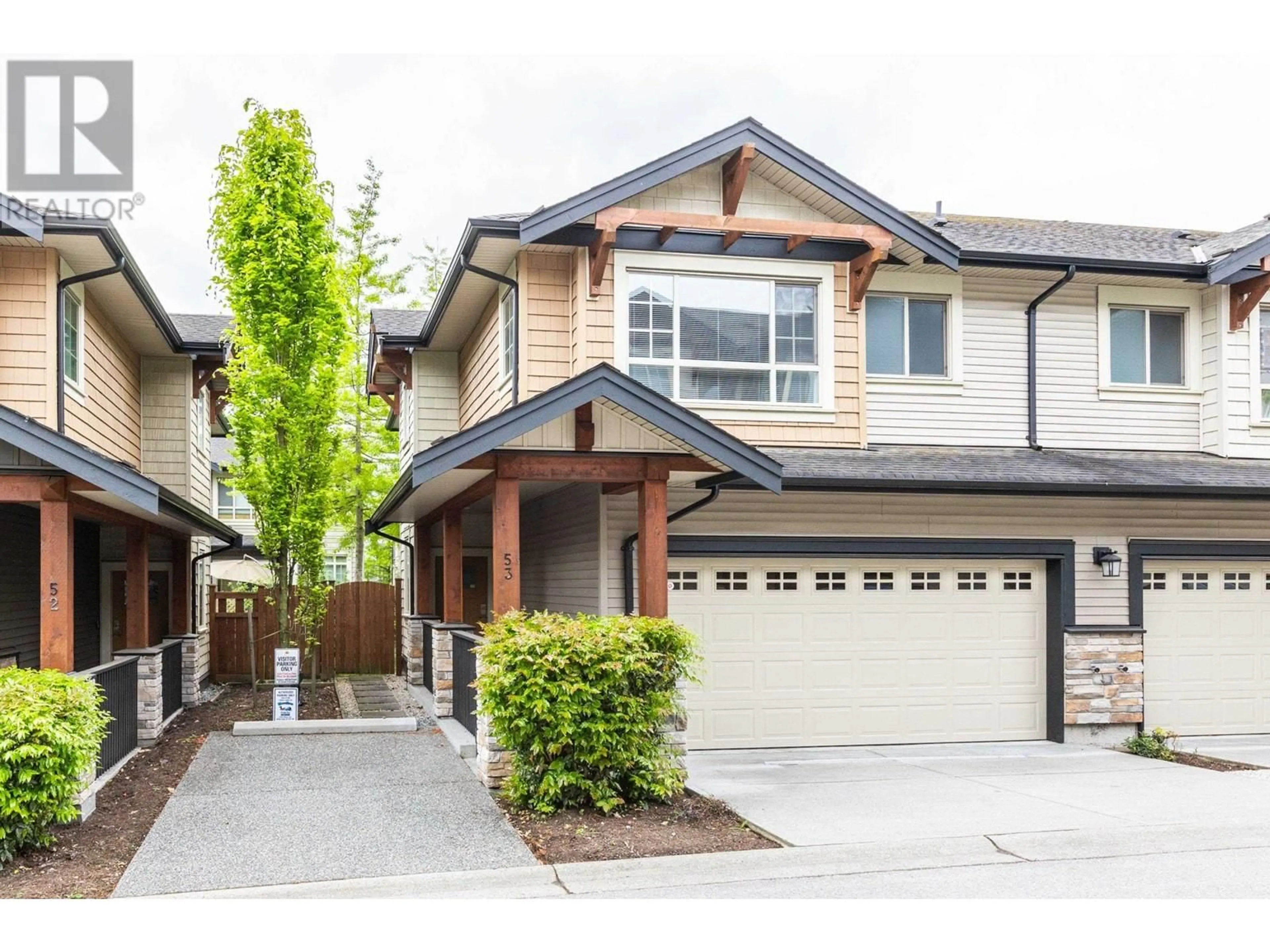 Home with vinyl exterior material, street for 53 - 11305 240 STREET, Maple Ridge British Columbia V2W0J1