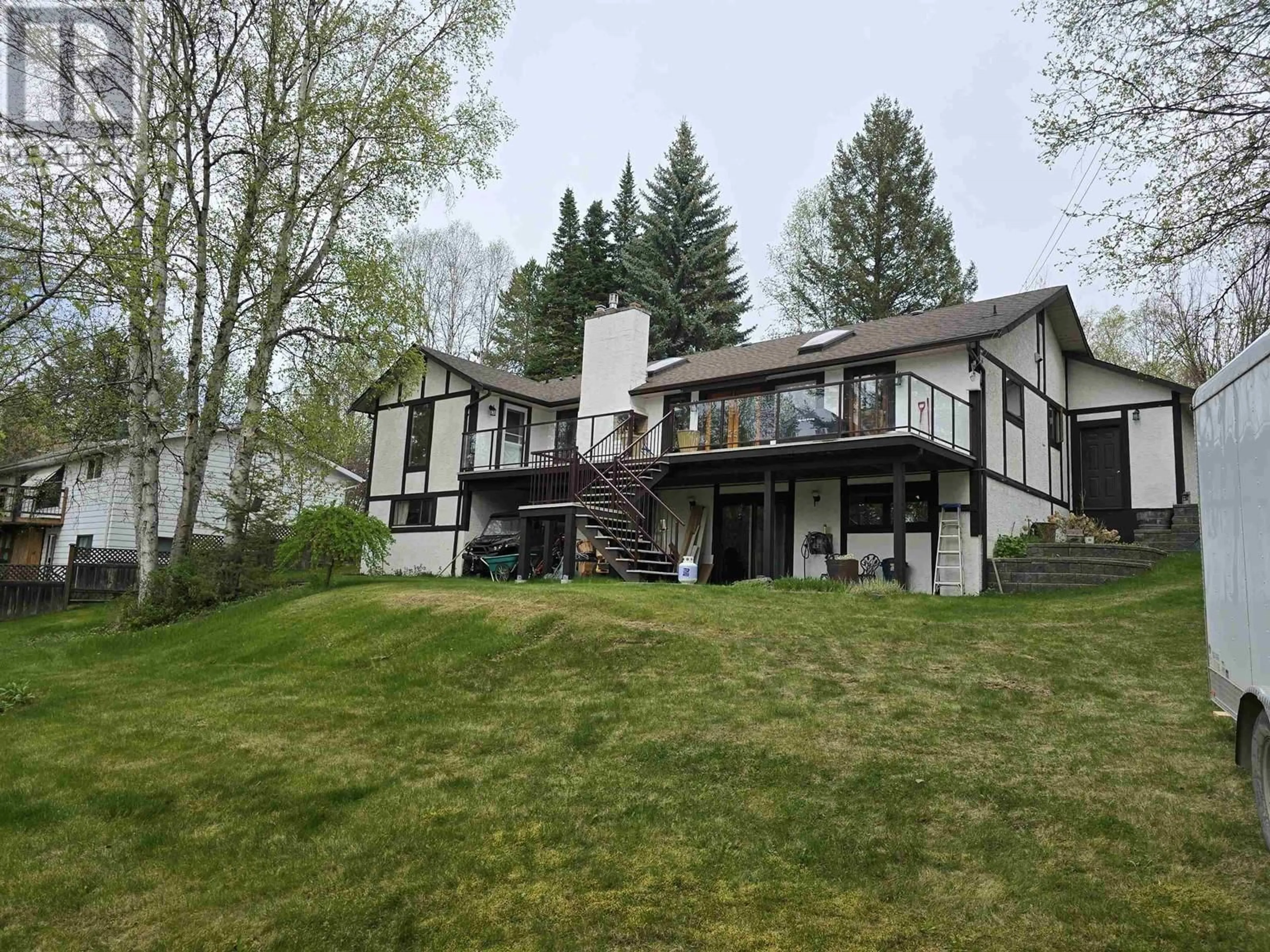 A pic from outside/outdoor area/front of a property/back of a property/a pic from drone, mountain view for 229 GROSZ ROAD, Quesnel British Columbia V2J4G1