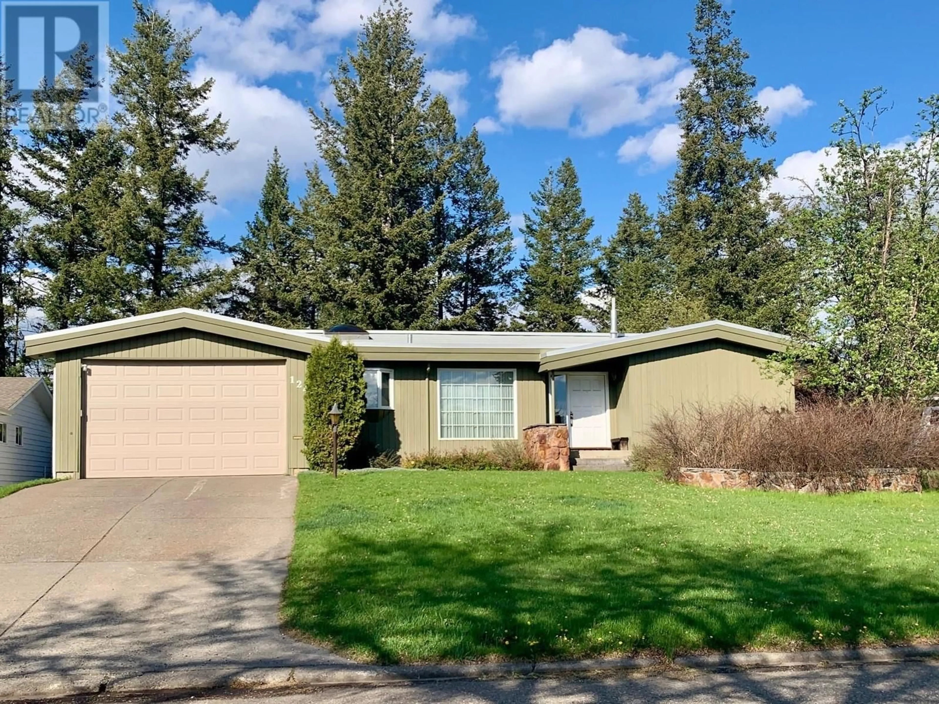 Home with vinyl exterior material, street for 124 KING DRIVE, Prince George British Columbia V2M4V5