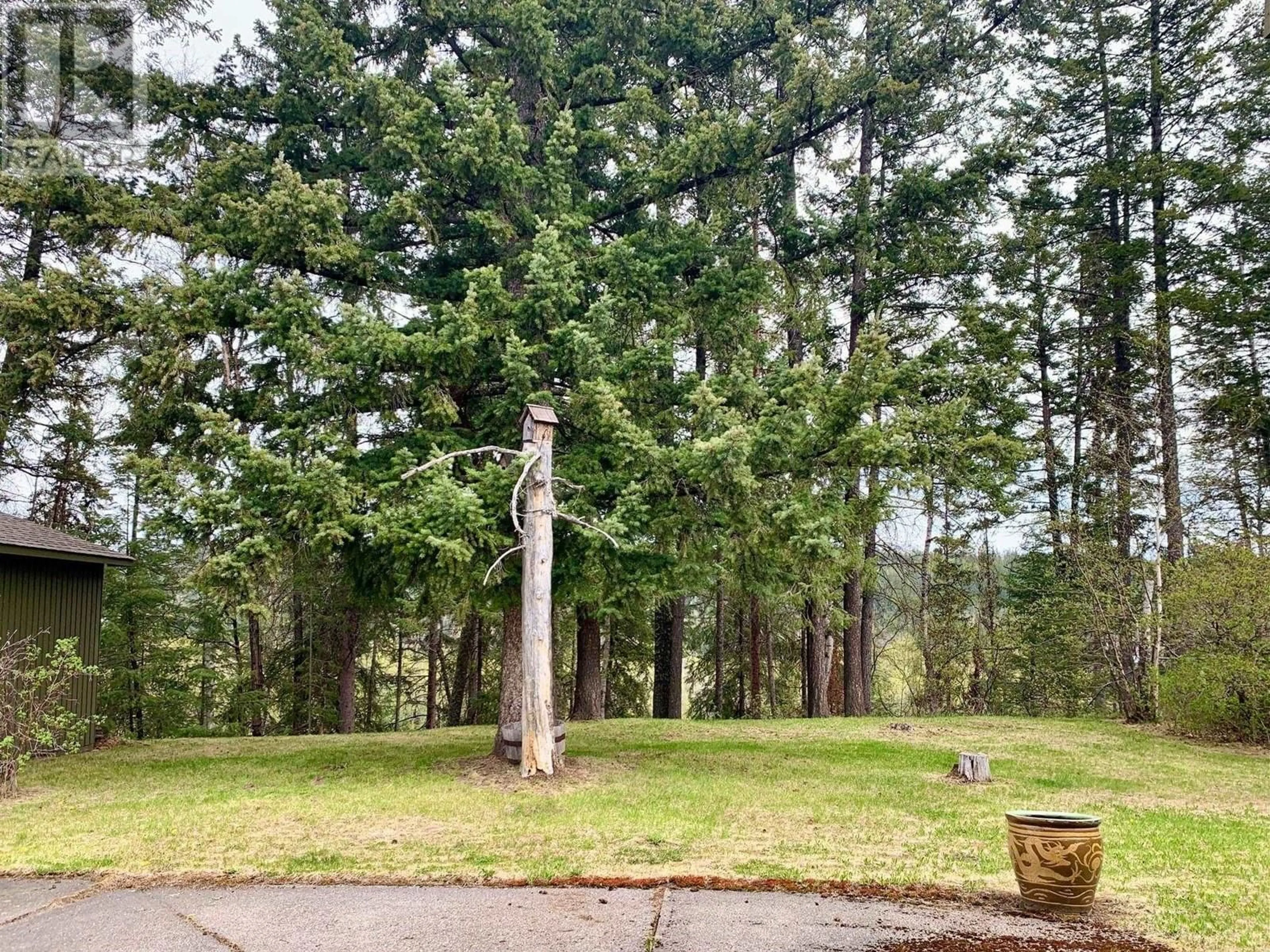 A pic from outside/outdoor area/front of a property/back of a property/a pic from drone, forest/trees view for 124 KING DRIVE, Prince George British Columbia V2M4V5