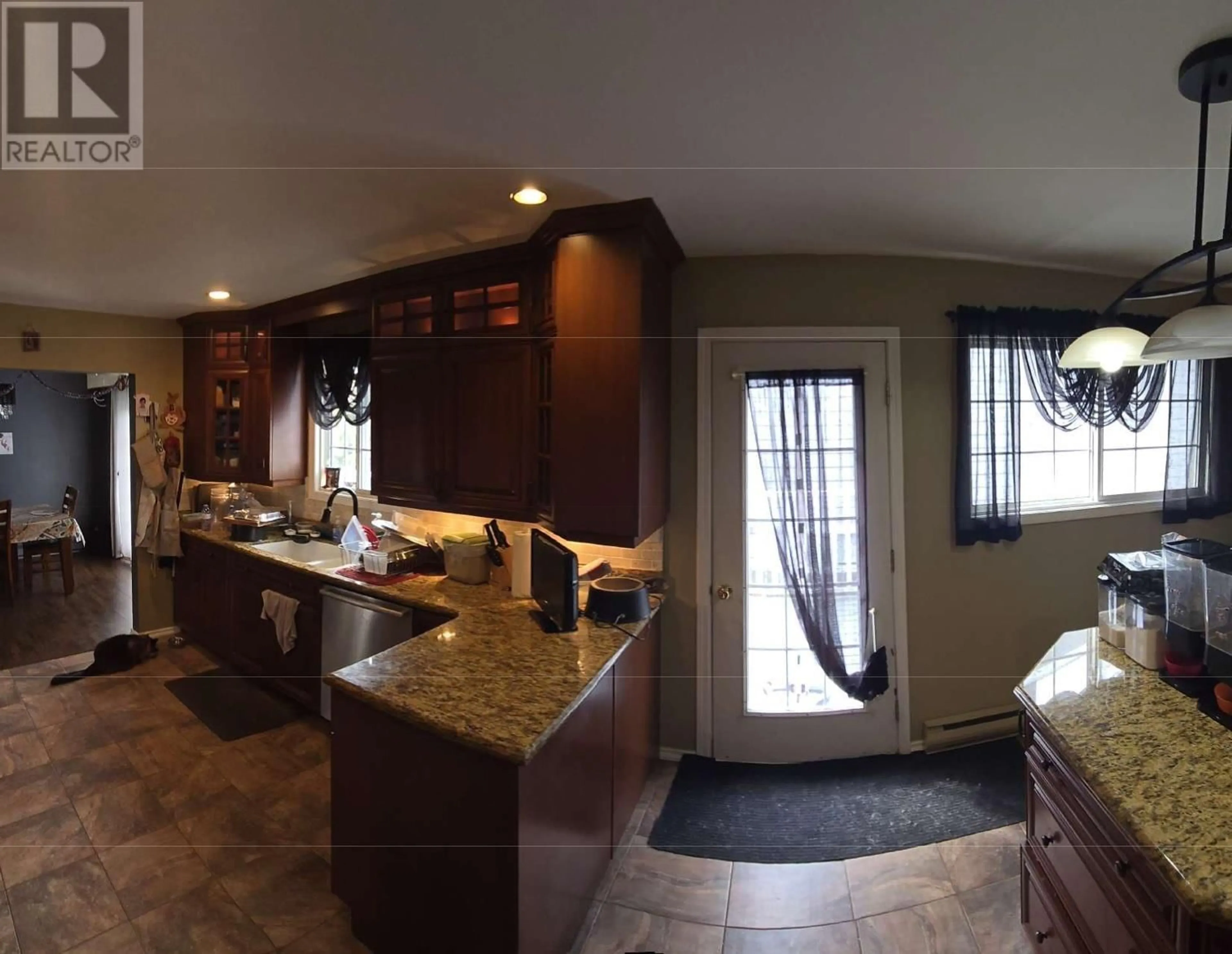 Open concept kitchen, ceramic/tile floor for 107 BRAUN STREET, Kitimat British Columbia V8C2J1