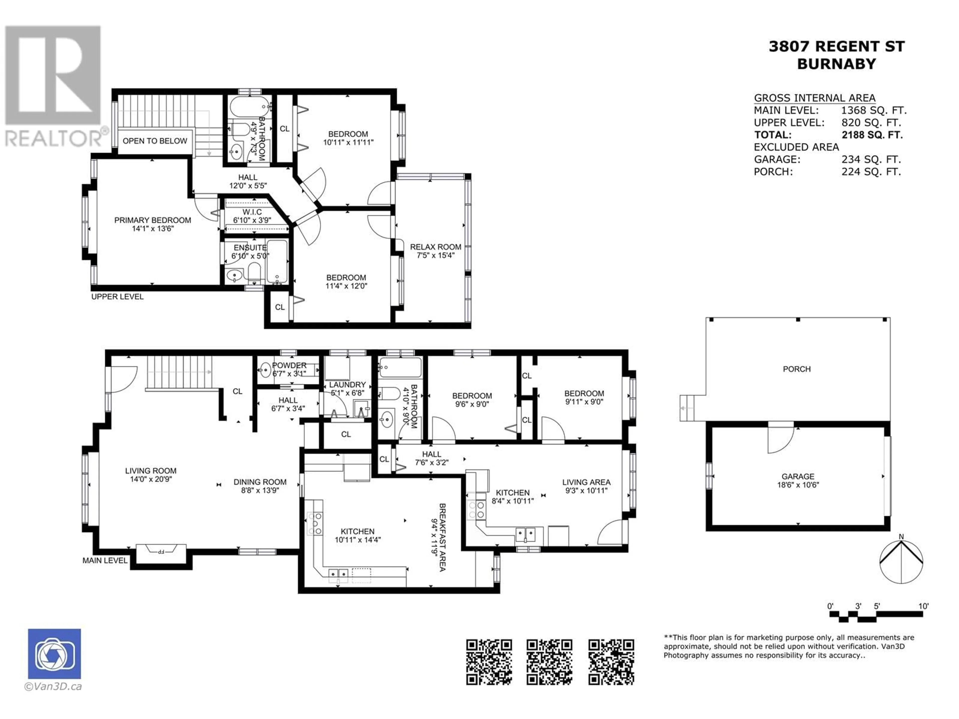 Floor plan for 3807 REGENT STREET, Burnaby British Columbia V5C4G7