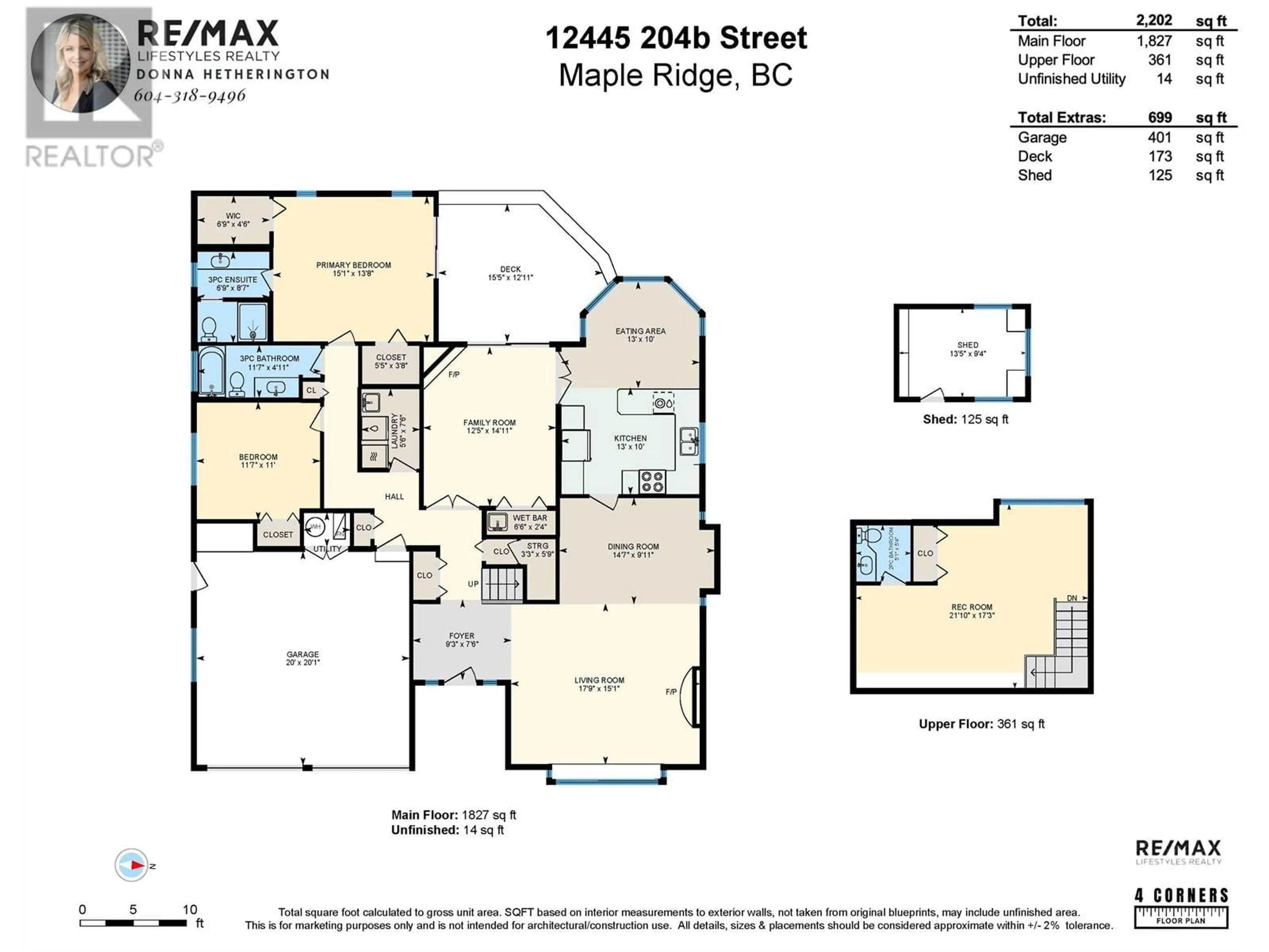 Floor plan for 12445 204B STREET, Maple Ridge British Columbia V2X0A3